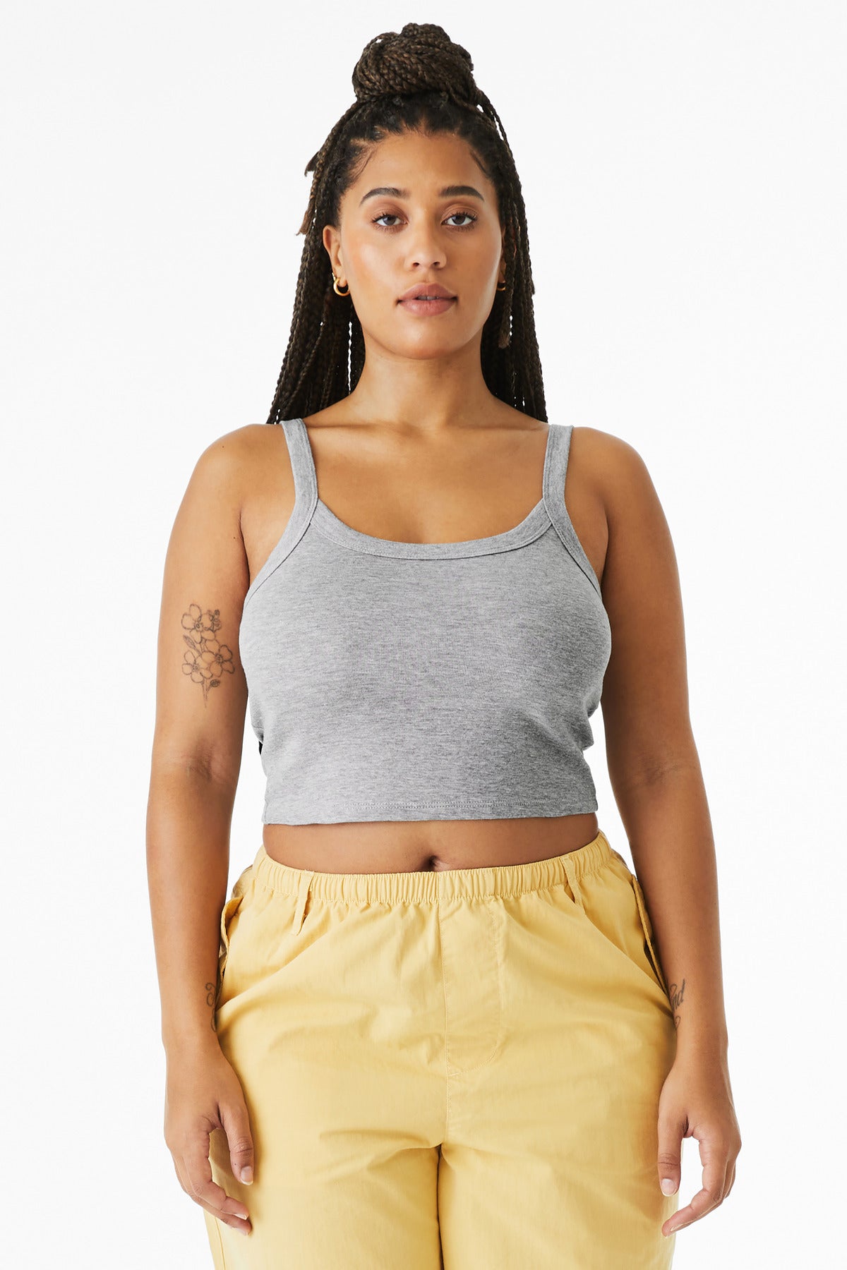 Custom Embroidery or DTF Print - BELLA+CANVAS ®  Women's Micro Rib Spaghetti Strap Tank BC1012