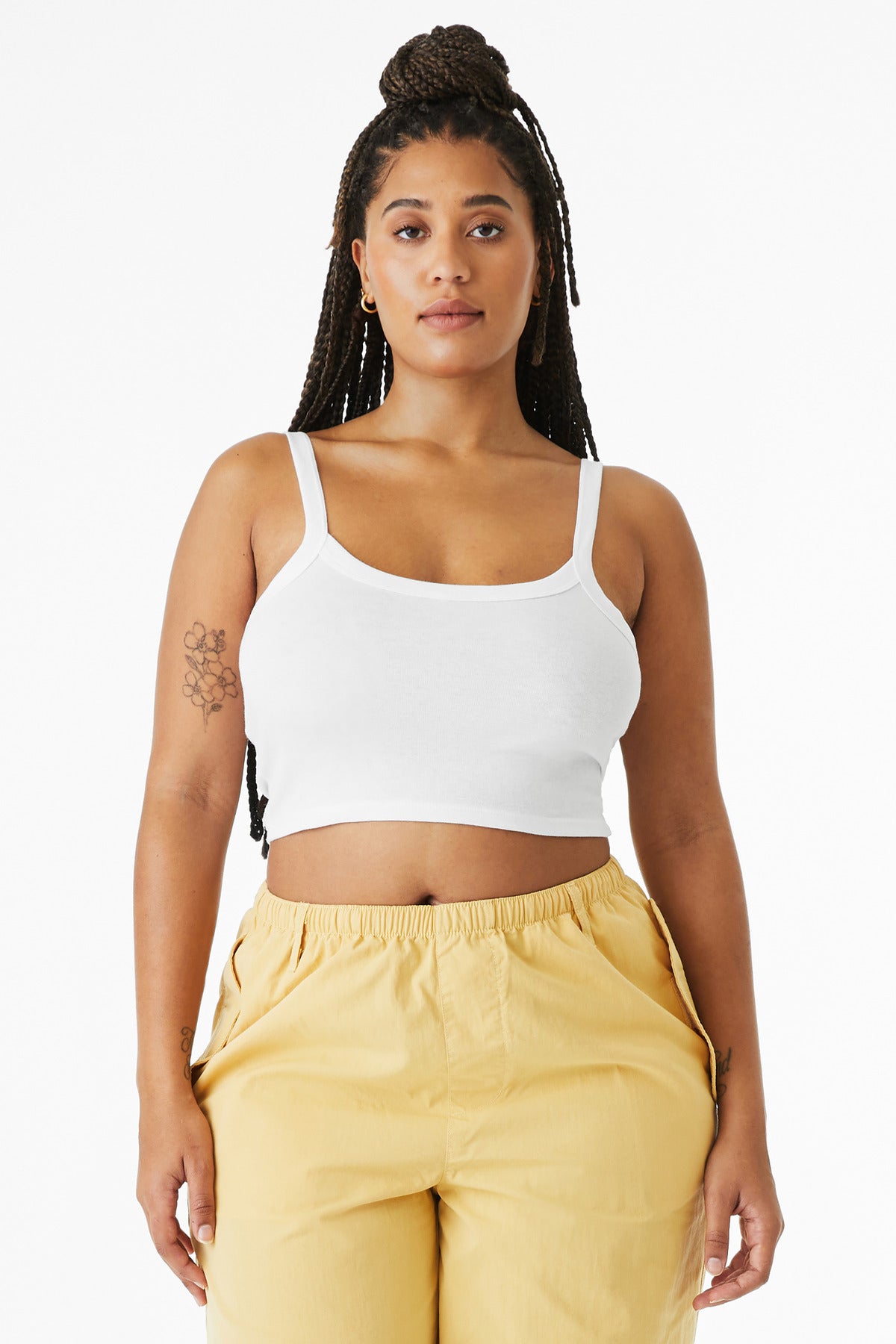 Custom Embroidery or DTF Print - BELLA+CANVAS ®  Women's Micro Rib Spaghetti Strap Tank BC1012