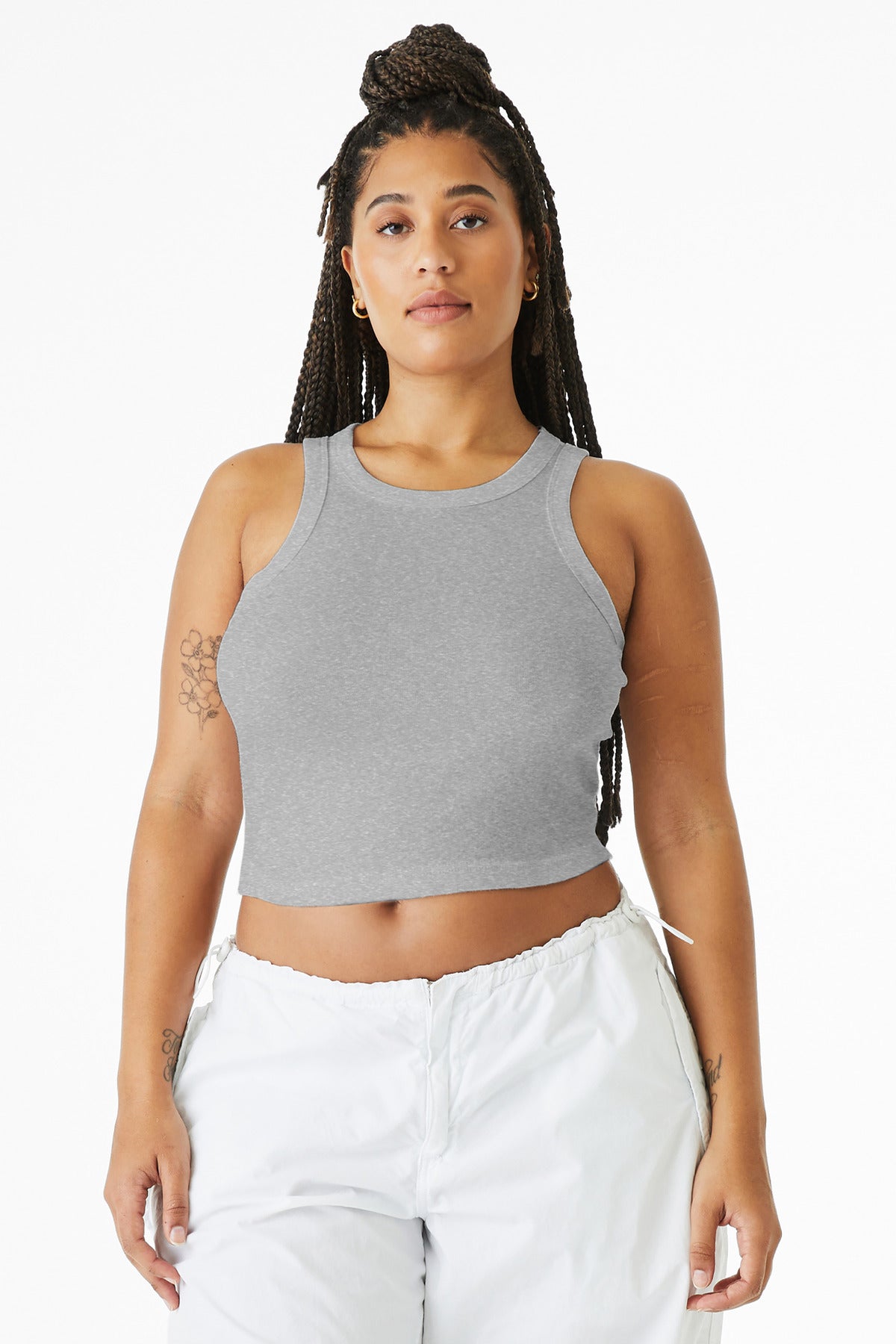 Custom Embroidery or DTF Print - BELLA+CANVAS ®  Women's Micro Rib Racer Tank BC1019