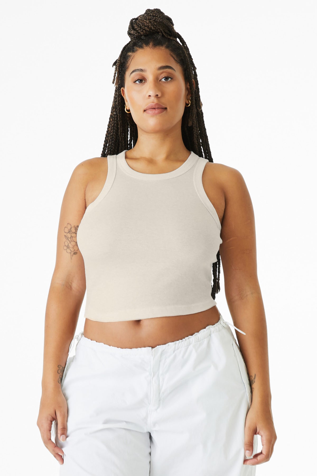 Custom Embroidery or DTF Print - BELLA+CANVAS ®  Women's Micro Rib Racer Tank BC1019