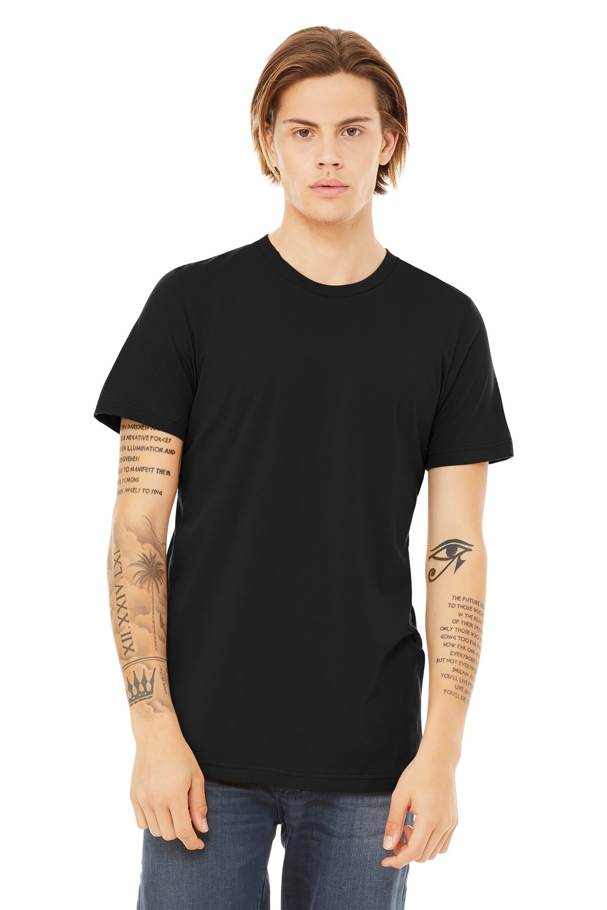 Custom Embroidery or DTF Print - BELLA+CANVAS  ®  Unisex Heather CVC Short Sleeve Tee. BC3001CVC