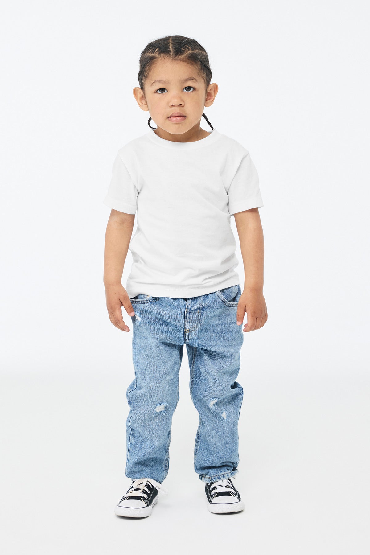 Custom Embroidery or DTF Print - BELLA+CANVAS ®  Toddler Short Sleeve Tee BC3001T