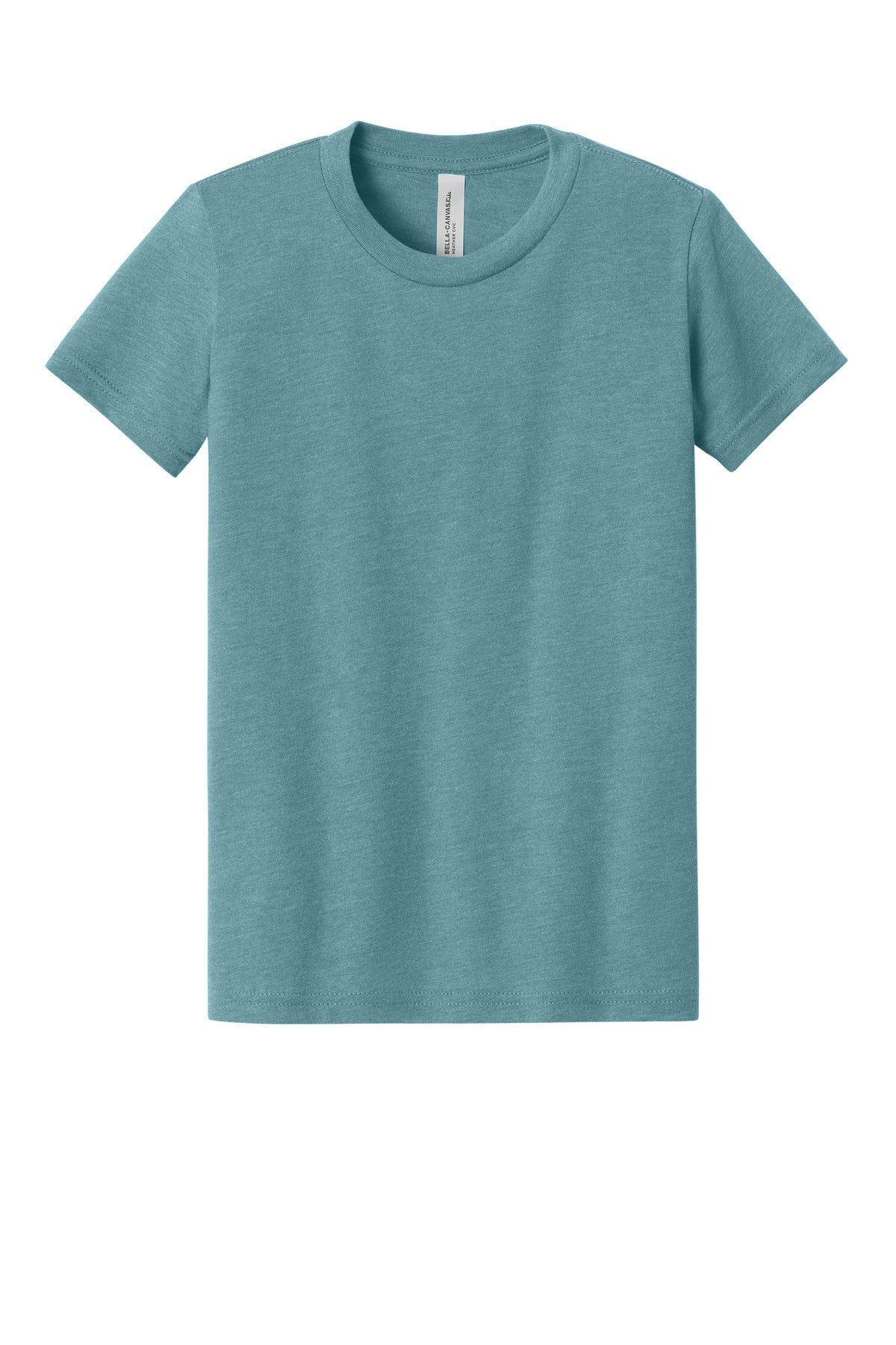 Custom Embroidery or DTF Print - BELLA+CANVAS ®  Youth Heather CVC Tee BC3001YCVC
