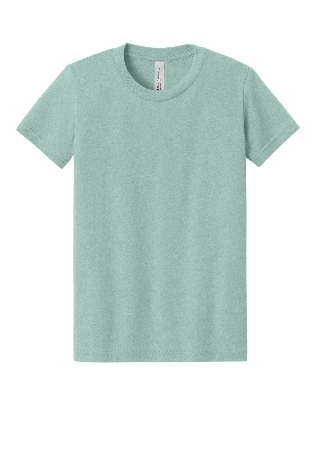 Custom Embroidery or DTF Print - BELLA+CANVAS ®  Youth Heather CVC Tee BC3001YCVC