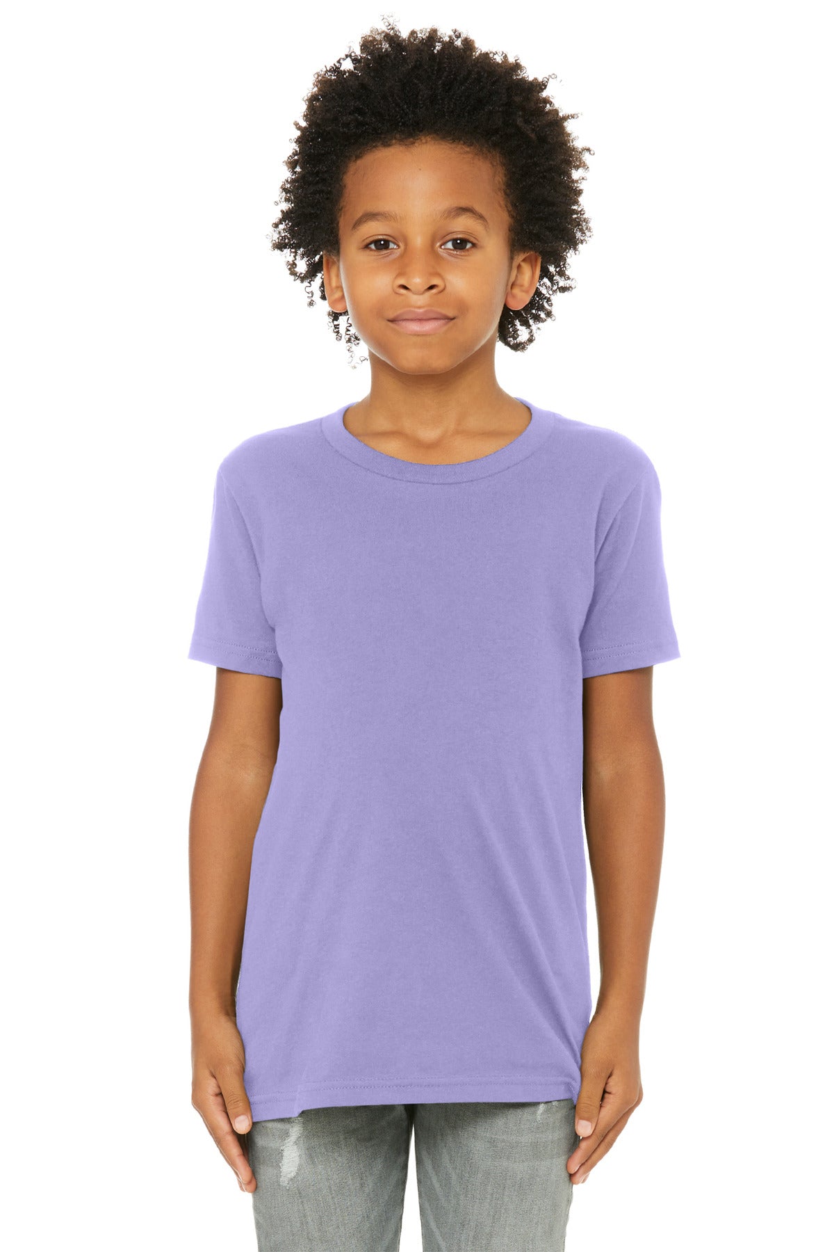 Custom Embroidery or DTF Print - BELLA+CANVAS  ®  Youth Jersey Short Sleeve Tee. BC3001Y