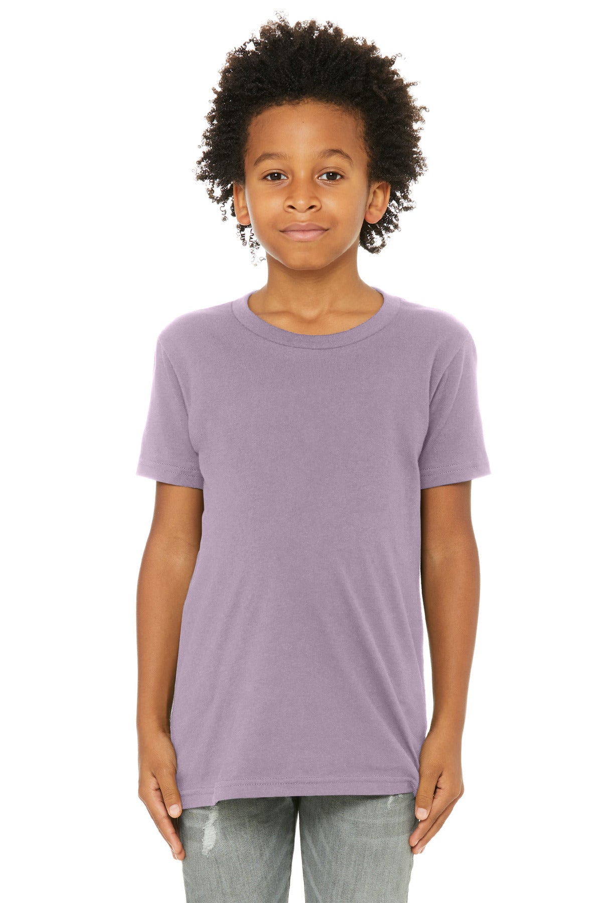 Custom Embroidery or DTF Print - BELLA+CANVAS  ®  Youth Jersey Short Sleeve Tee. BC3001Y