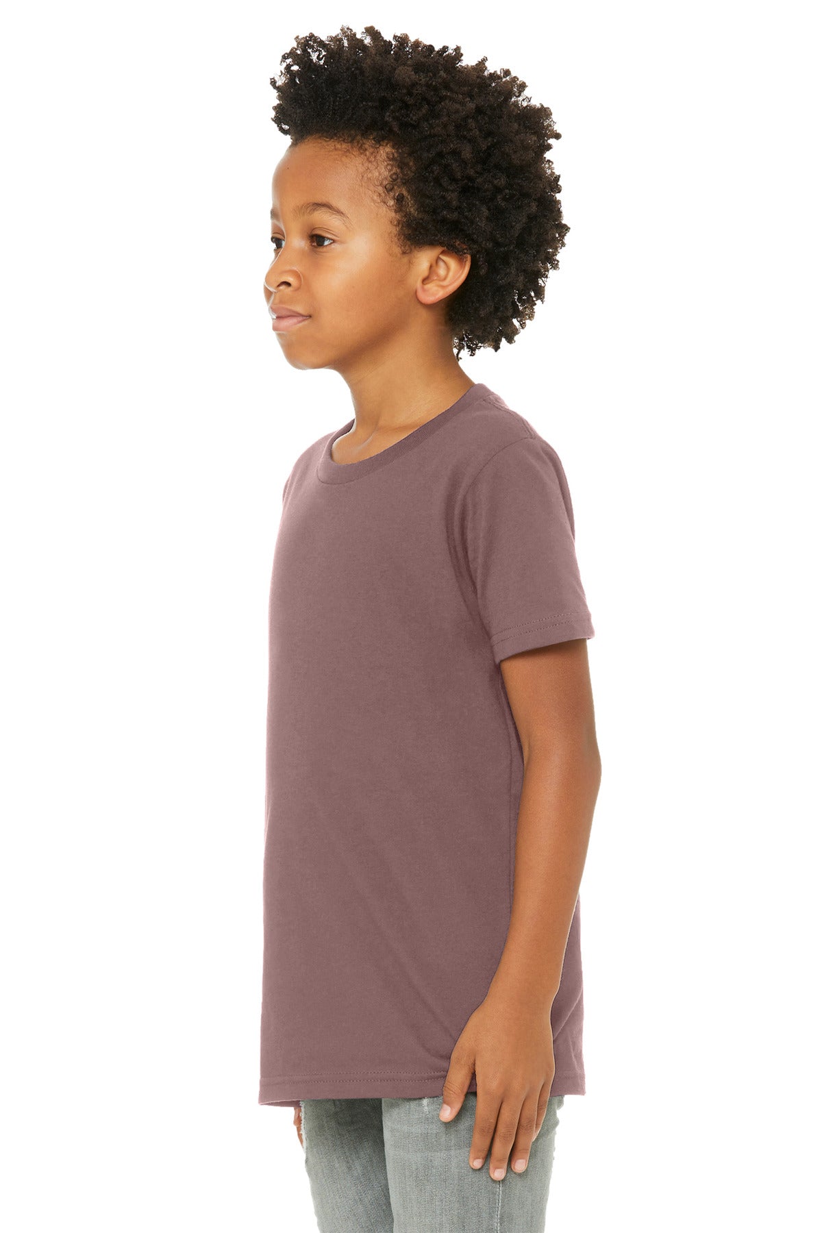 Custom Embroidery or DTF Print - BELLA+CANVAS  ®  Youth Jersey Short Sleeve Tee. BC3001Y