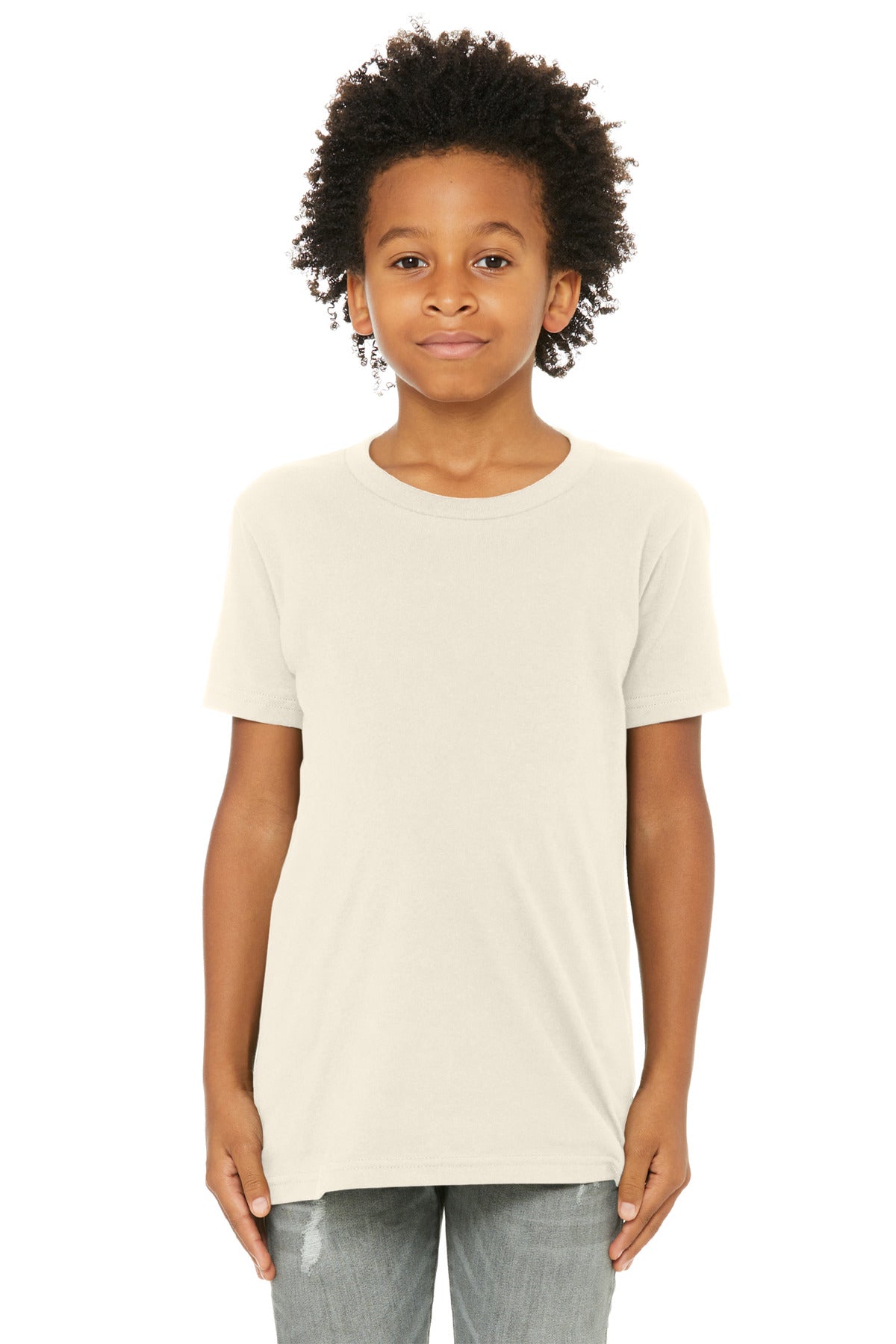 Custom Embroidery or DTF Print - BELLA+CANVAS  ®  Youth Jersey Short Sleeve Tee. BC3001Y