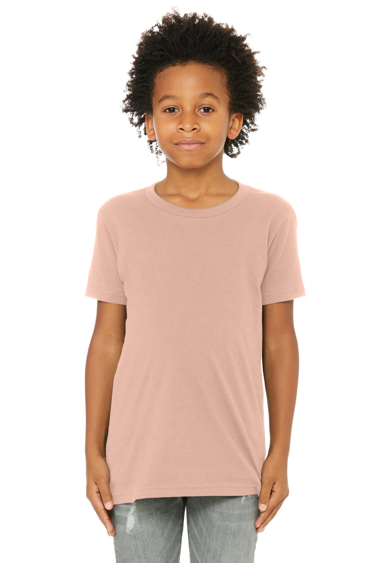 Custom Embroidery or DTF Print - BELLA+CANVAS  ®  Youth Jersey Short Sleeve Tee. BC3001Y