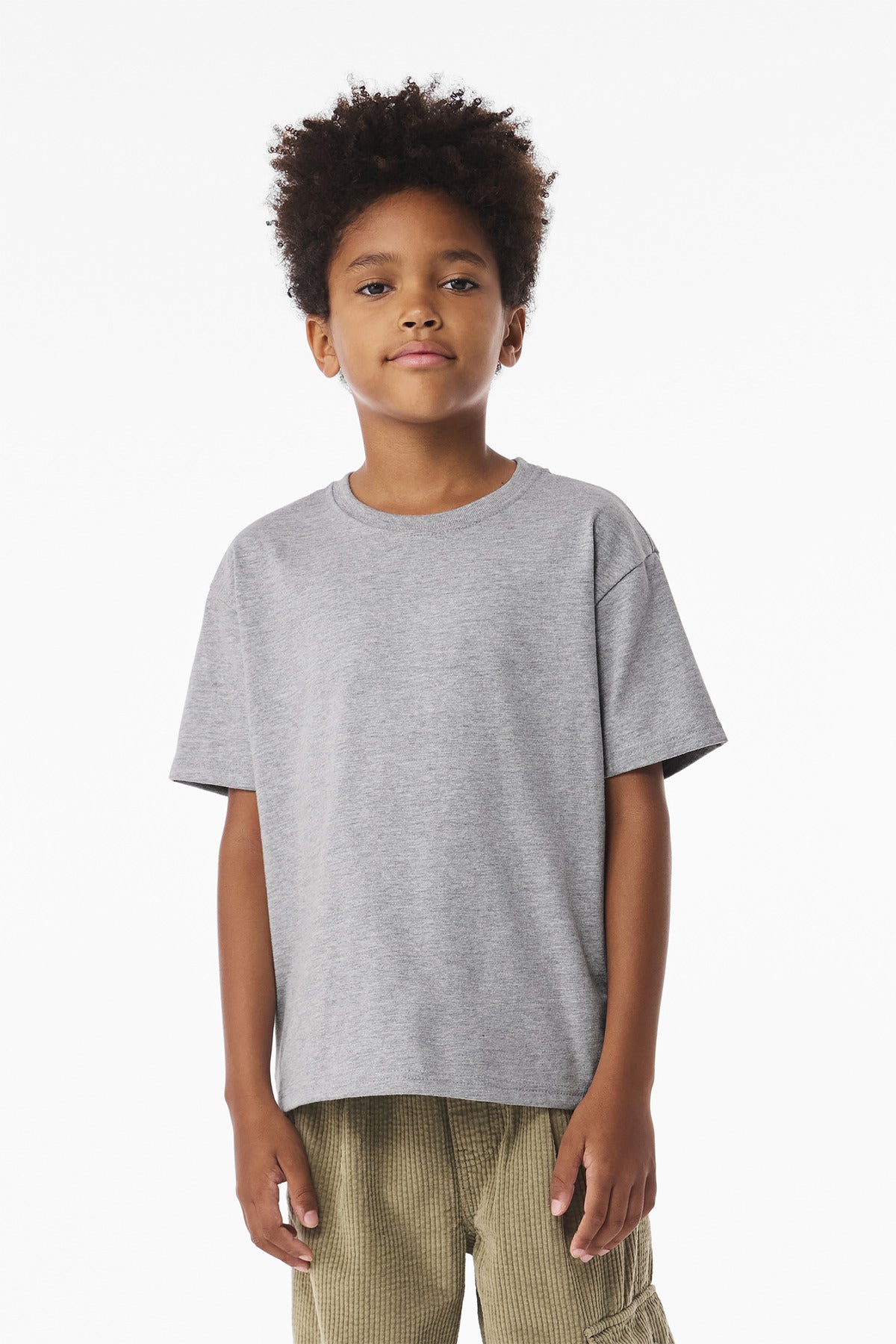 Custom Embroidery or DTF Print - BELLA+CANVAS ®  Youth 6-Ounce Heavyweight Tee BC3010Y