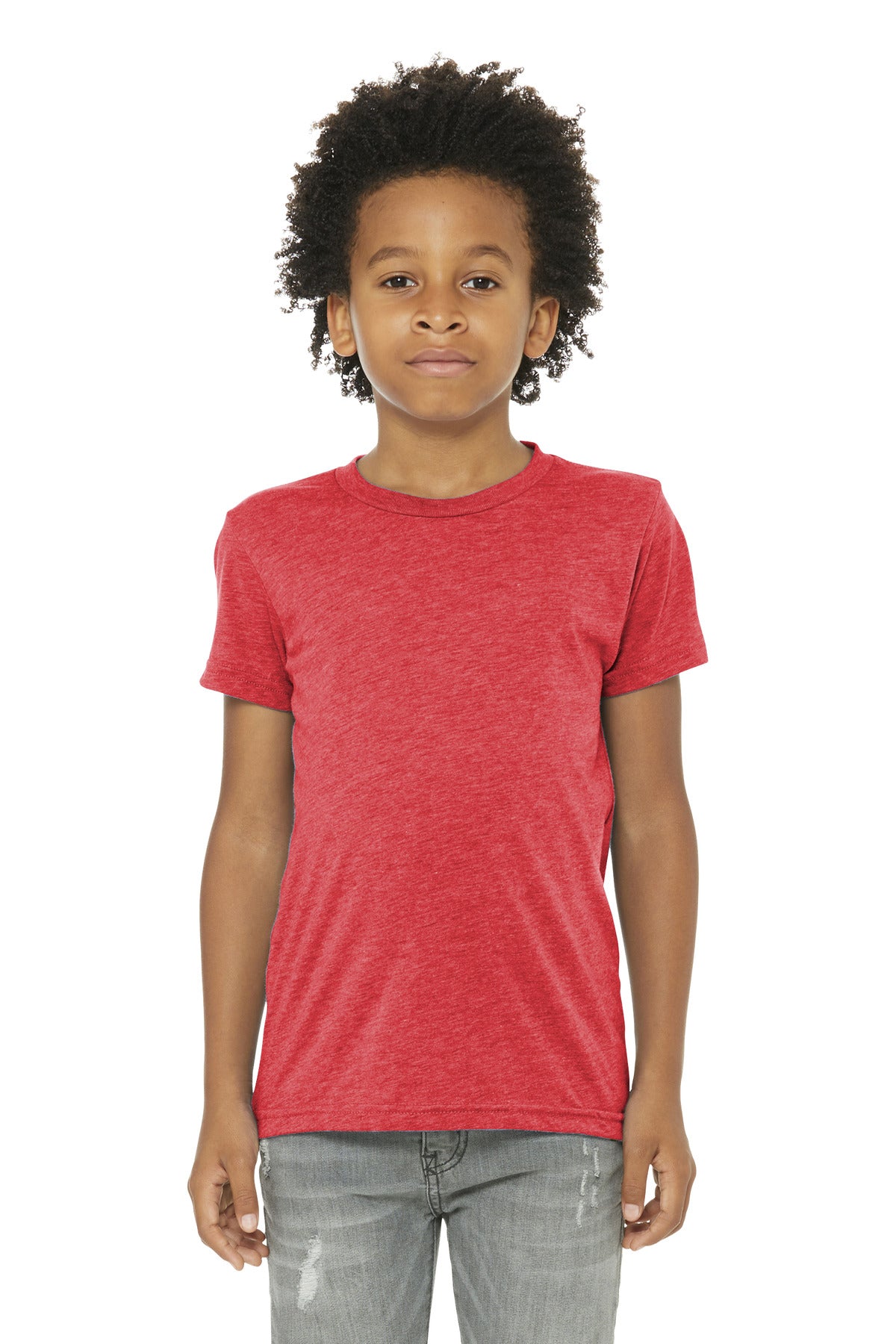 Custom Embroidery or DTF Print - BELLA+CANVAS  ®  Youth Triblend Short Sleeve Tee. BC3413Y