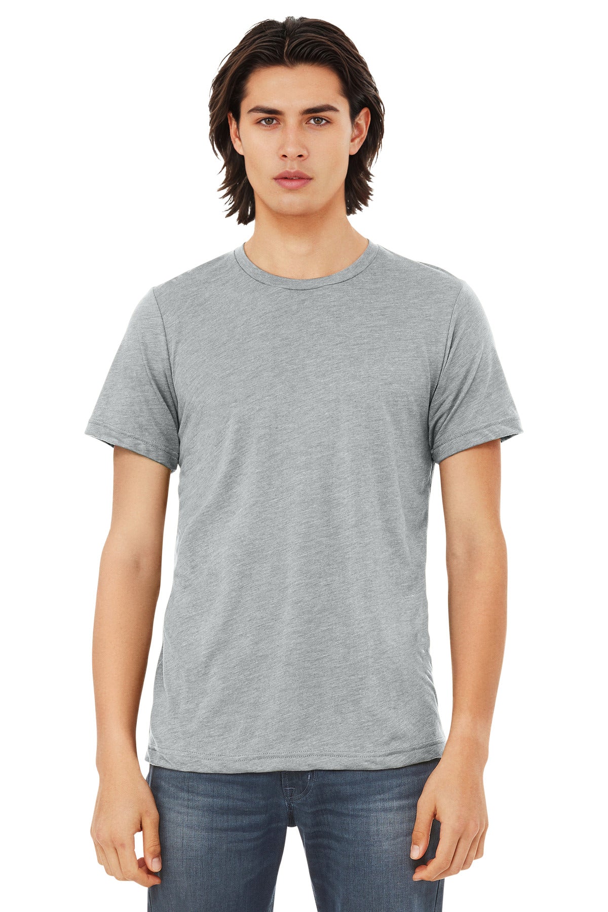 Custom Embroidery or DTF Print - BELLA+CANVAS  ®  Unisex Triblend Short Sleeve Tee. BC3413