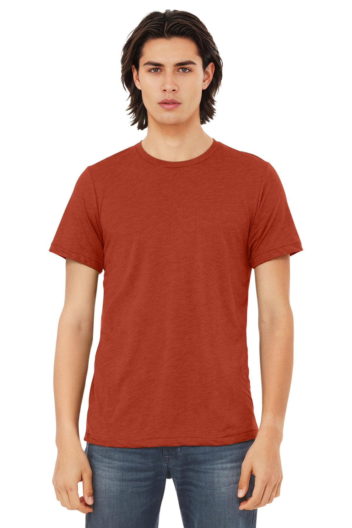 Custom Embroidery or DTF Print - BELLA+CANVAS  ®  Unisex Triblend Short Sleeve Tee. BC3413