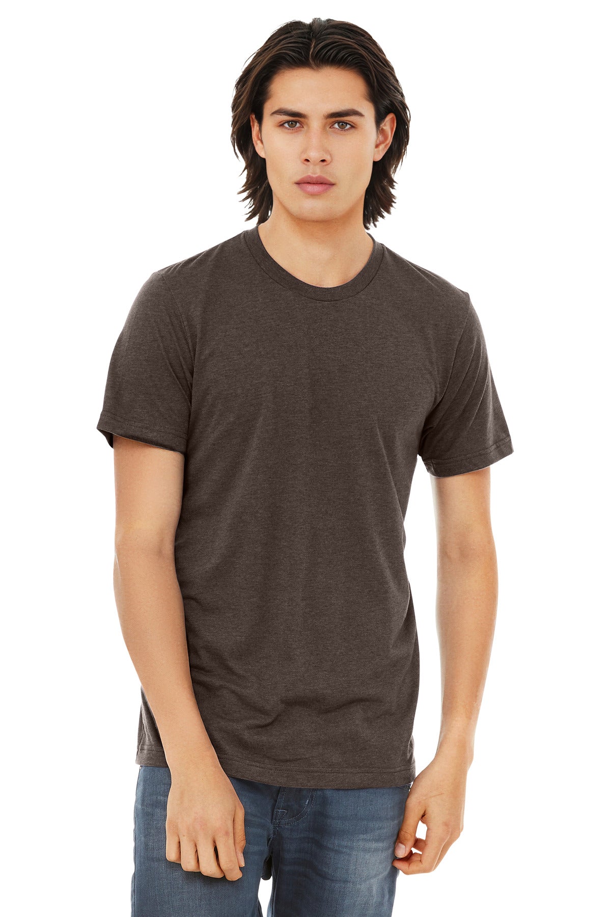 Custom Embroidery or DTF Print - BELLA+CANVAS  ®  Unisex Triblend Short Sleeve Tee. BC3413