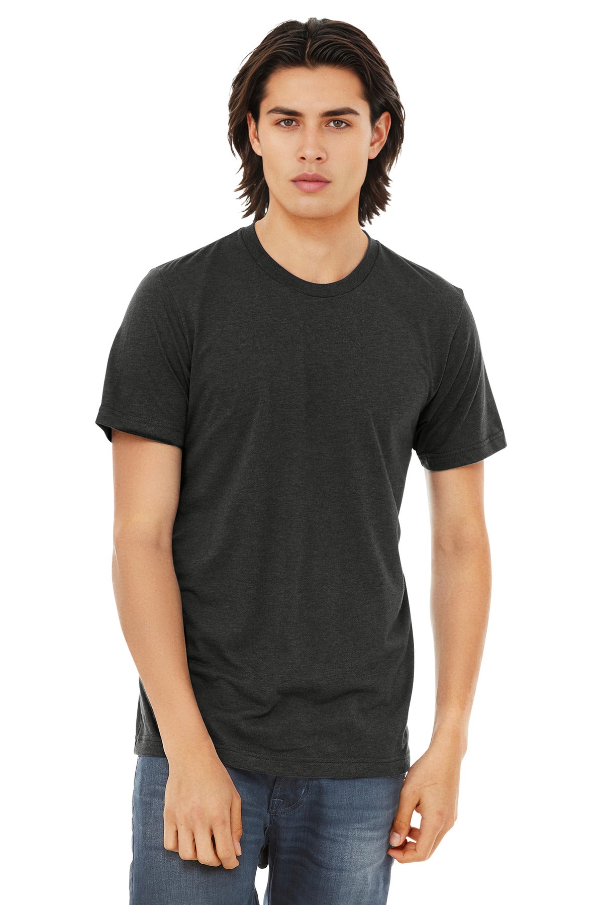 Custom Embroidery or DTF Print - BELLA+CANVAS  ®  Unisex Triblend Short Sleeve Tee. BC3413