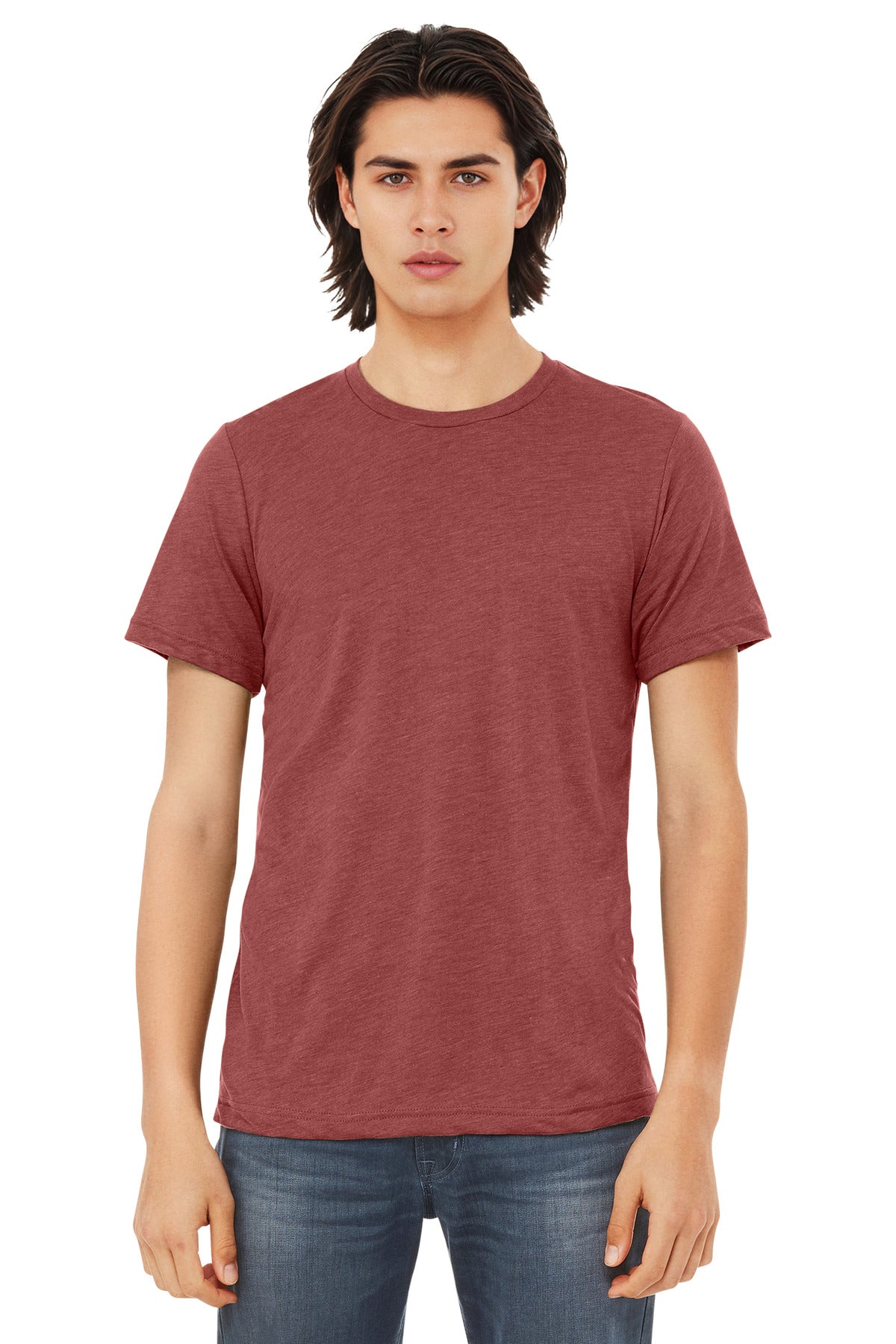 Custom Embroidery or DTF Print - BELLA+CANVAS  ®  Unisex Triblend Short Sleeve Tee. BC3413