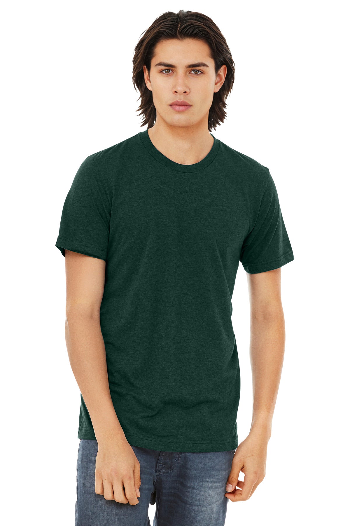 Custom Embroidery or DTF Print - BELLA+CANVAS  ®  Unisex Triblend Short Sleeve Tee. BC3413