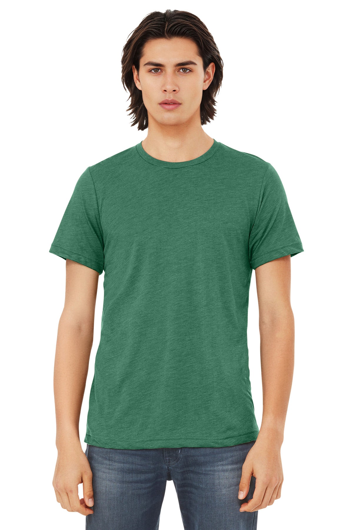 Custom Embroidery or DTF Print - BELLA+CANVAS  ®  Unisex Triblend Short Sleeve Tee. BC3413