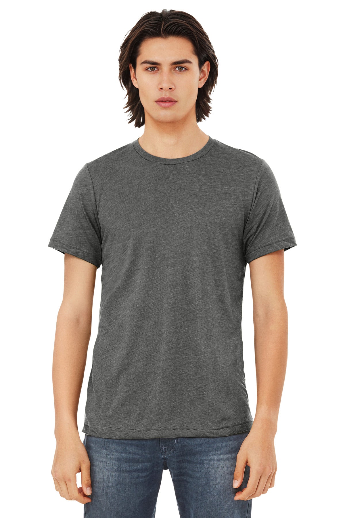 Custom Embroidery or DTF Print - BELLA+CANVAS  ®  Unisex Triblend Short Sleeve Tee. BC3413