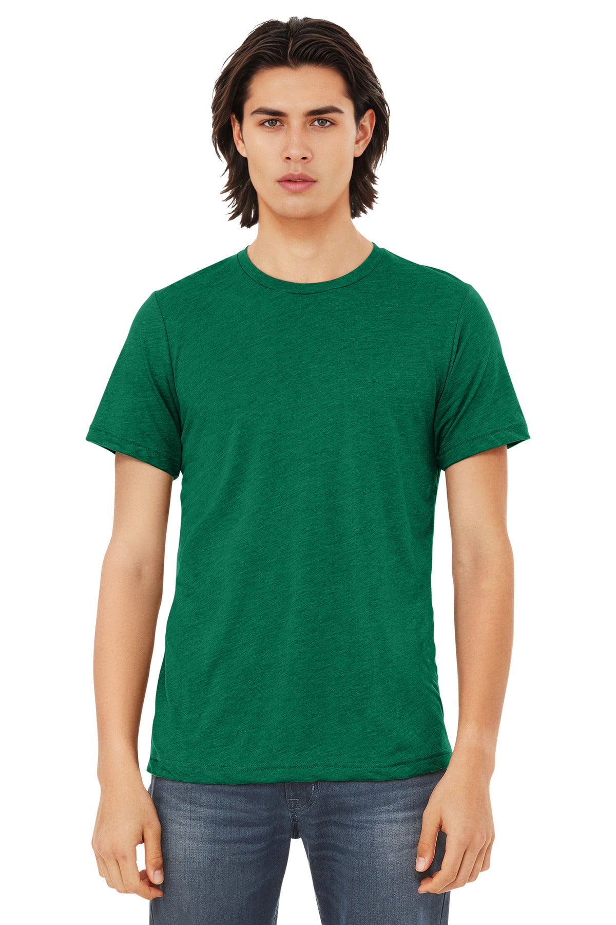 Custom Embroidery or DTF Print - BELLA+CANVAS  ®  Unisex Triblend Short Sleeve Tee. BC3413