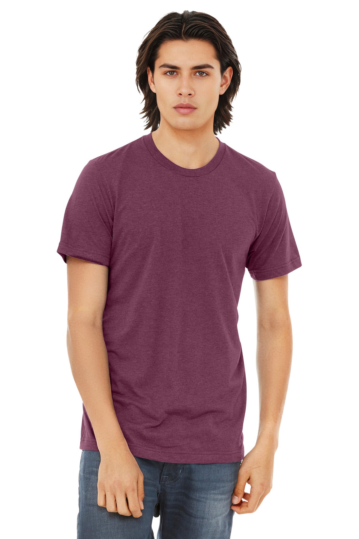 Custom Embroidery or DTF Print - BELLA+CANVAS  ®  Unisex Triblend Short Sleeve Tee. BC3413