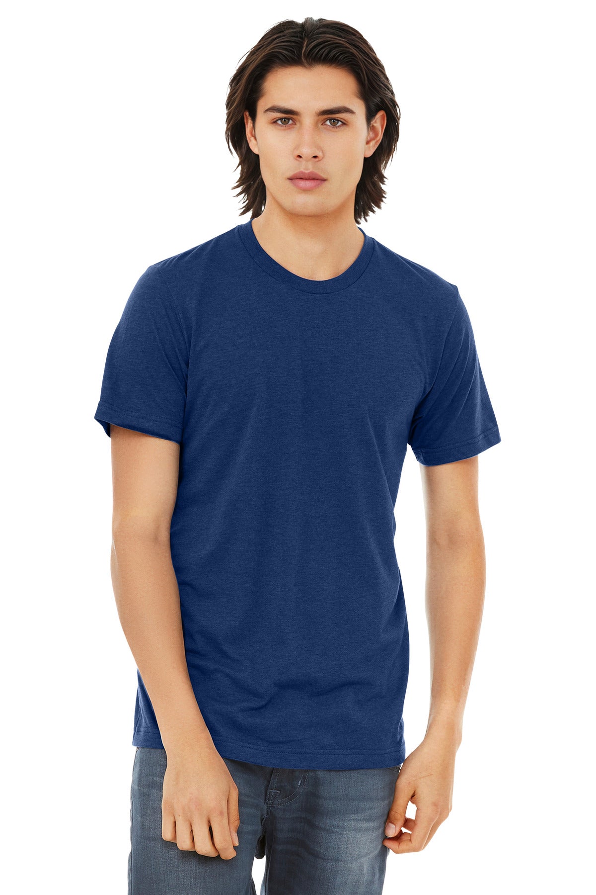 Custom Embroidery or DTF Print - BELLA+CANVAS  ®  Unisex Triblend Short Sleeve Tee. BC3413