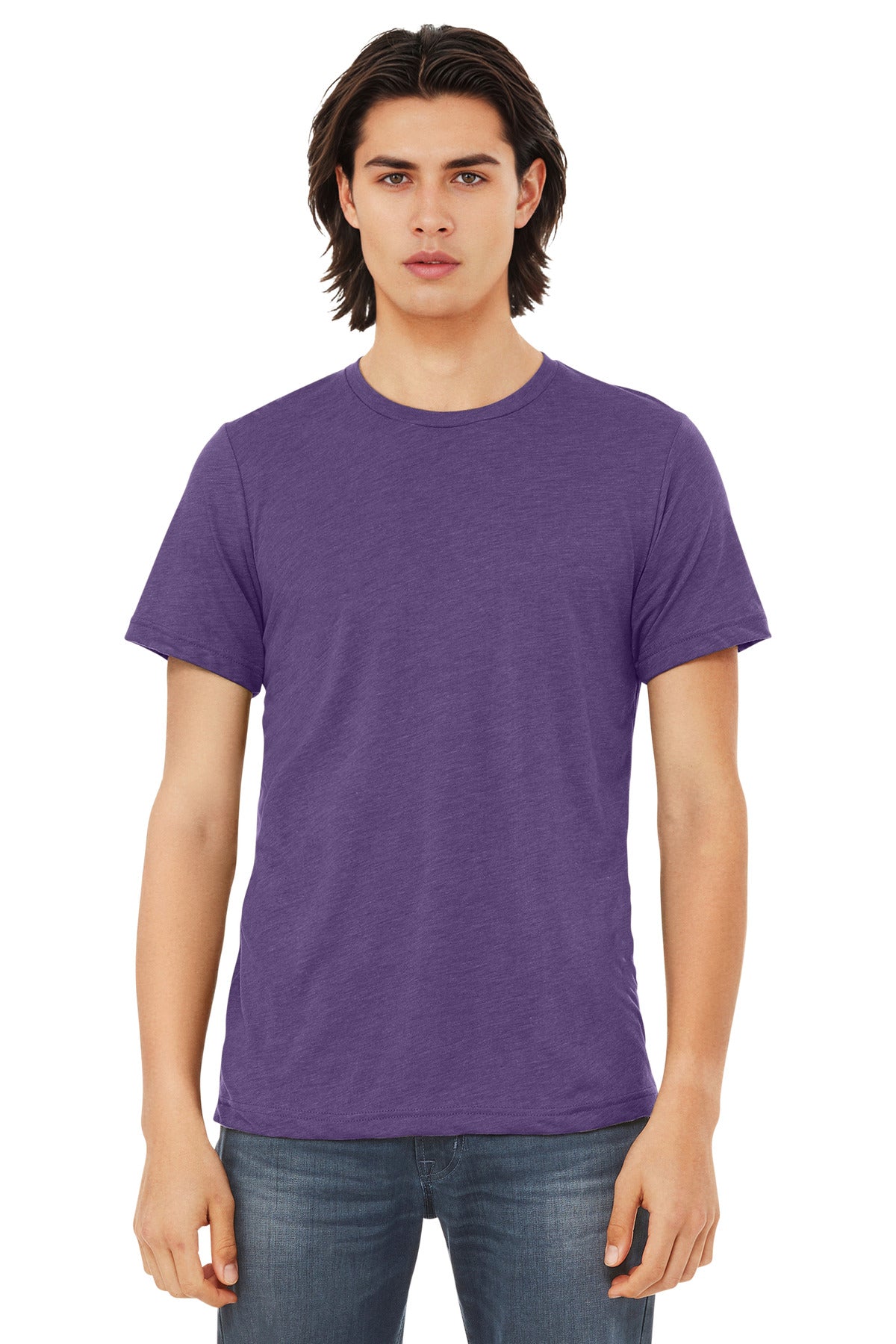 Custom Embroidery or DTF Print - BELLA+CANVAS  ®  Unisex Triblend Short Sleeve Tee. BC3413