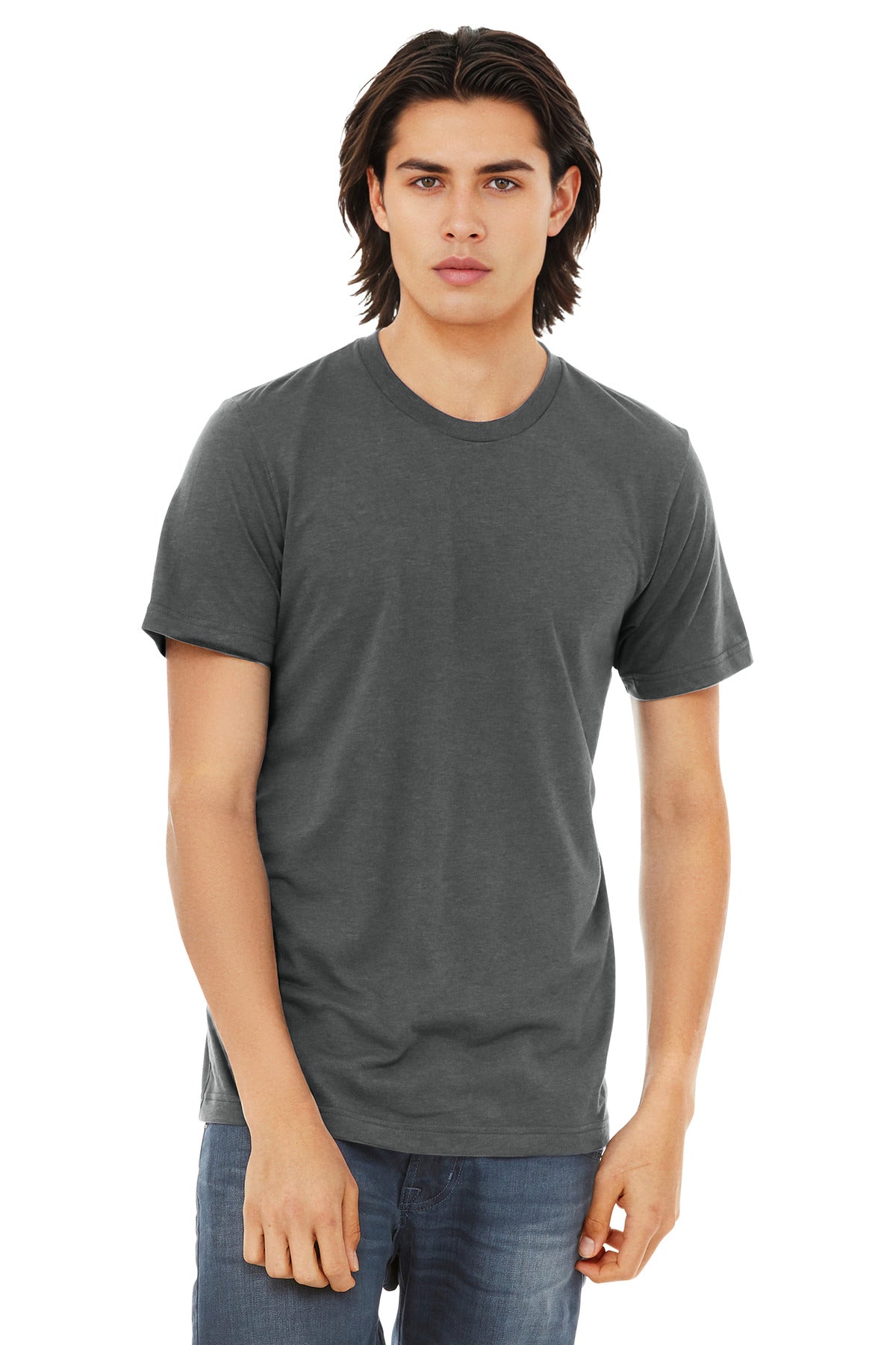 Custom Embroidery or DTF Print - BELLA+CANVAS  ®  Unisex Triblend Short Sleeve Tee. BC3413