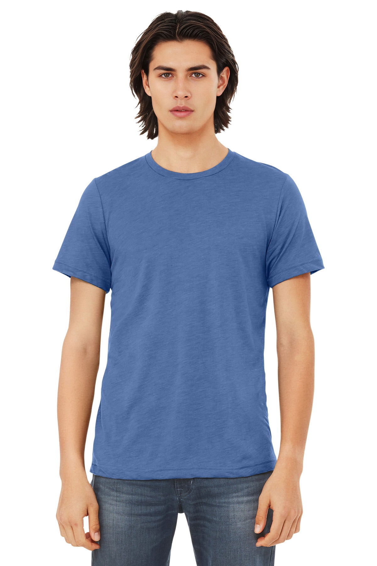 Custom Embroidery or DTF Print - BELLA+CANVAS  ®  Unisex Triblend Short Sleeve Tee. BC3413