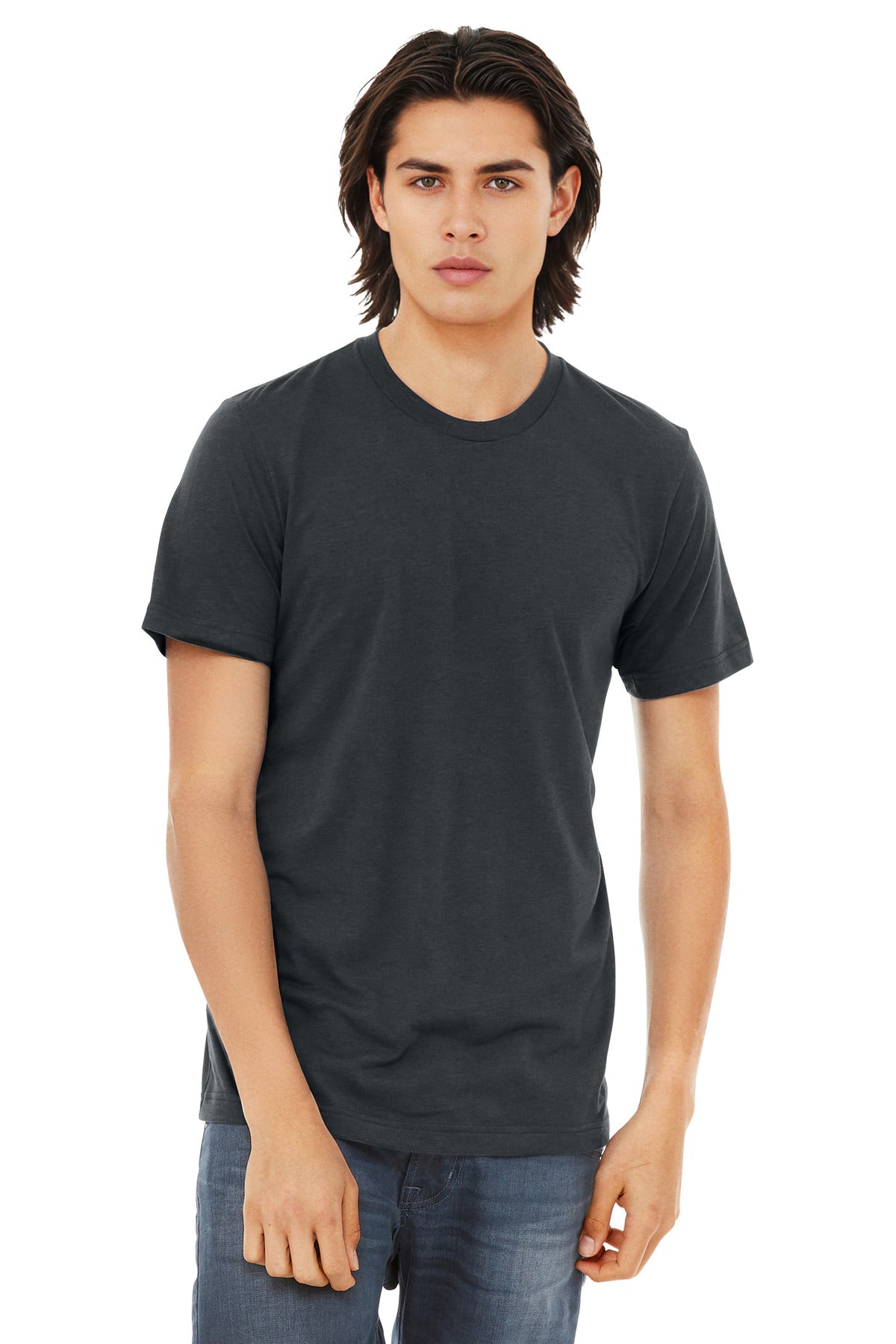 Custom Embroidery or DTF Print - BELLA+CANVAS  ®  Unisex Triblend Short Sleeve Tee. BC3413