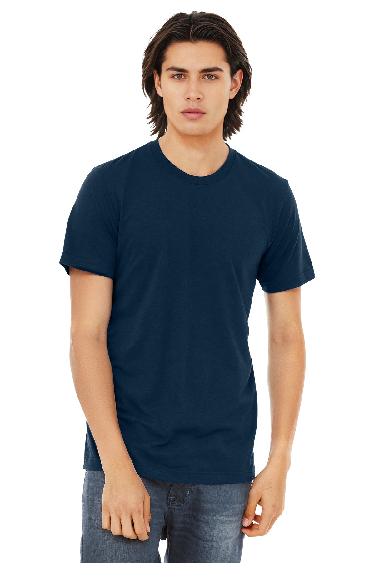 Custom Embroidery or DTF Print - BELLA+CANVAS  ®  Unisex Triblend Short Sleeve Tee. BC3413