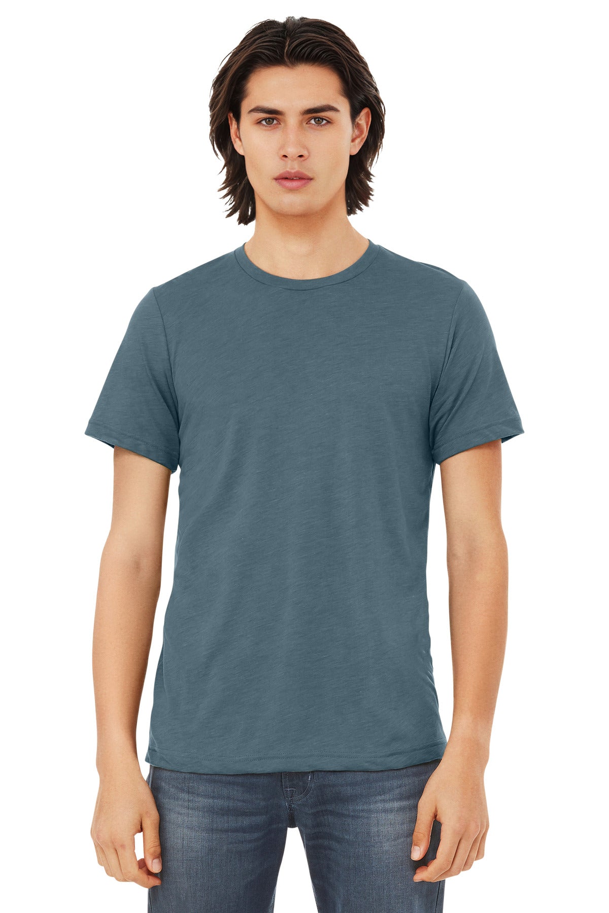 Custom Embroidery or DTF Print - BELLA+CANVAS  ®  Unisex Triblend Short Sleeve Tee. BC3413