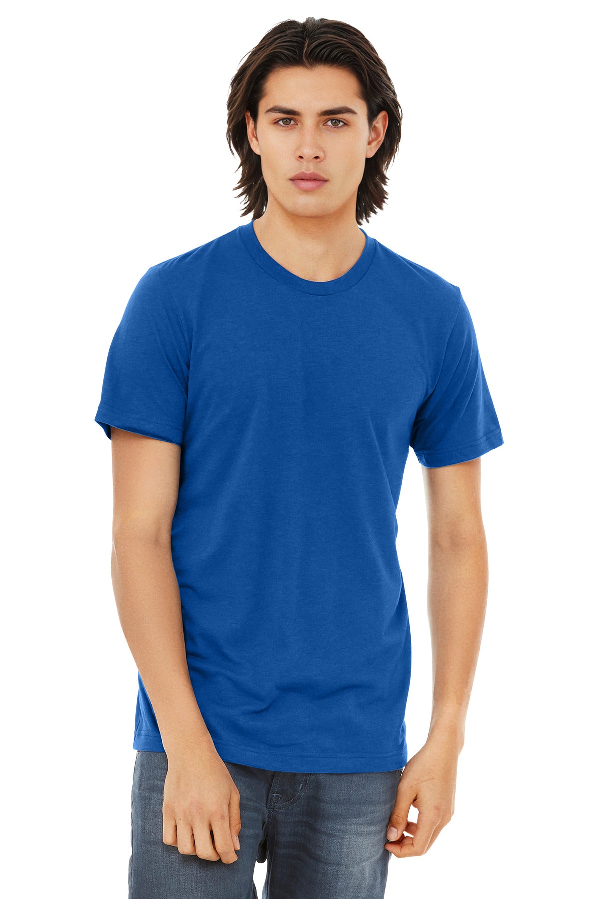 Custom Embroidery or DTF Print - BELLA+CANVAS  ®  Unisex Triblend Short Sleeve Tee. BC3413