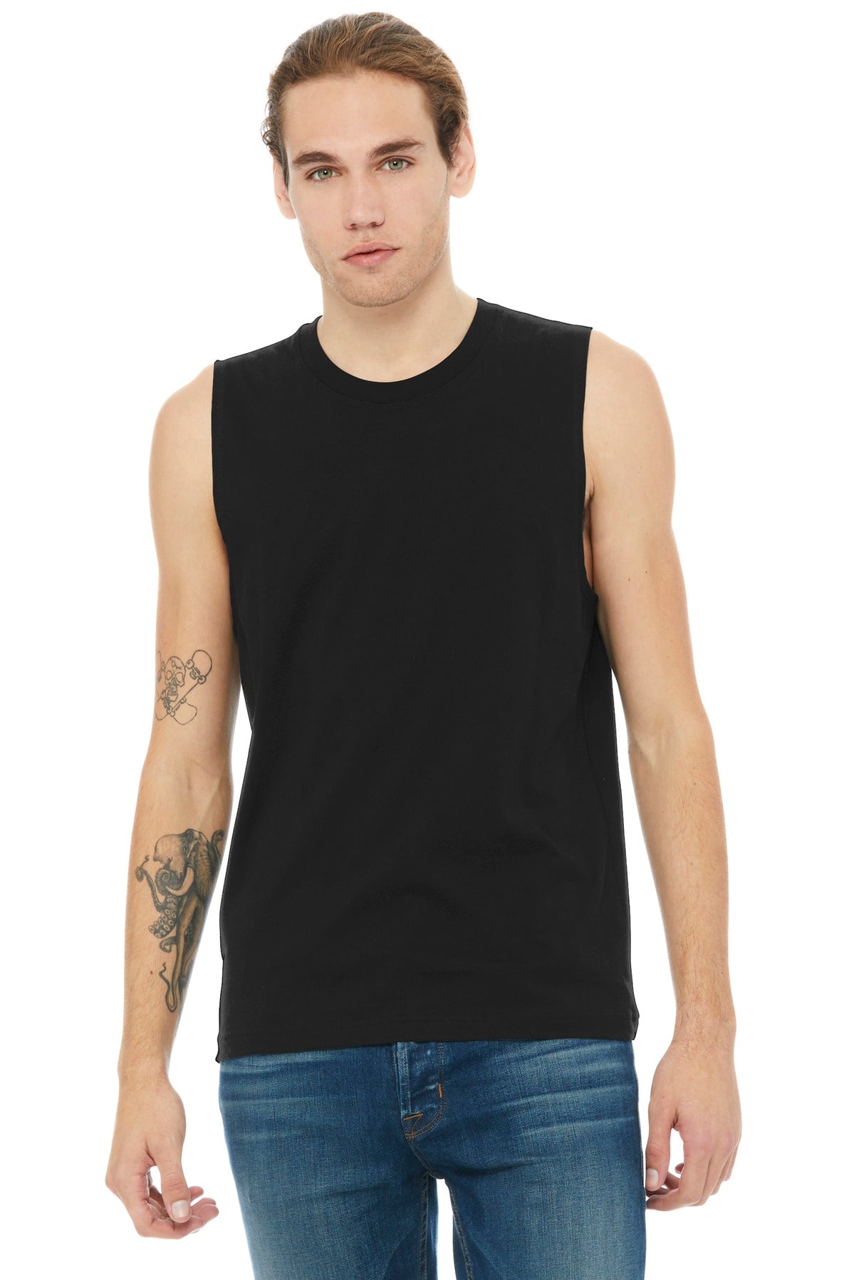 Custom Embroidery or DTF Print -  DISCONTINUED BELLA+CANVAS  ®  Unisex Jersey Muscle Tank. BC3483