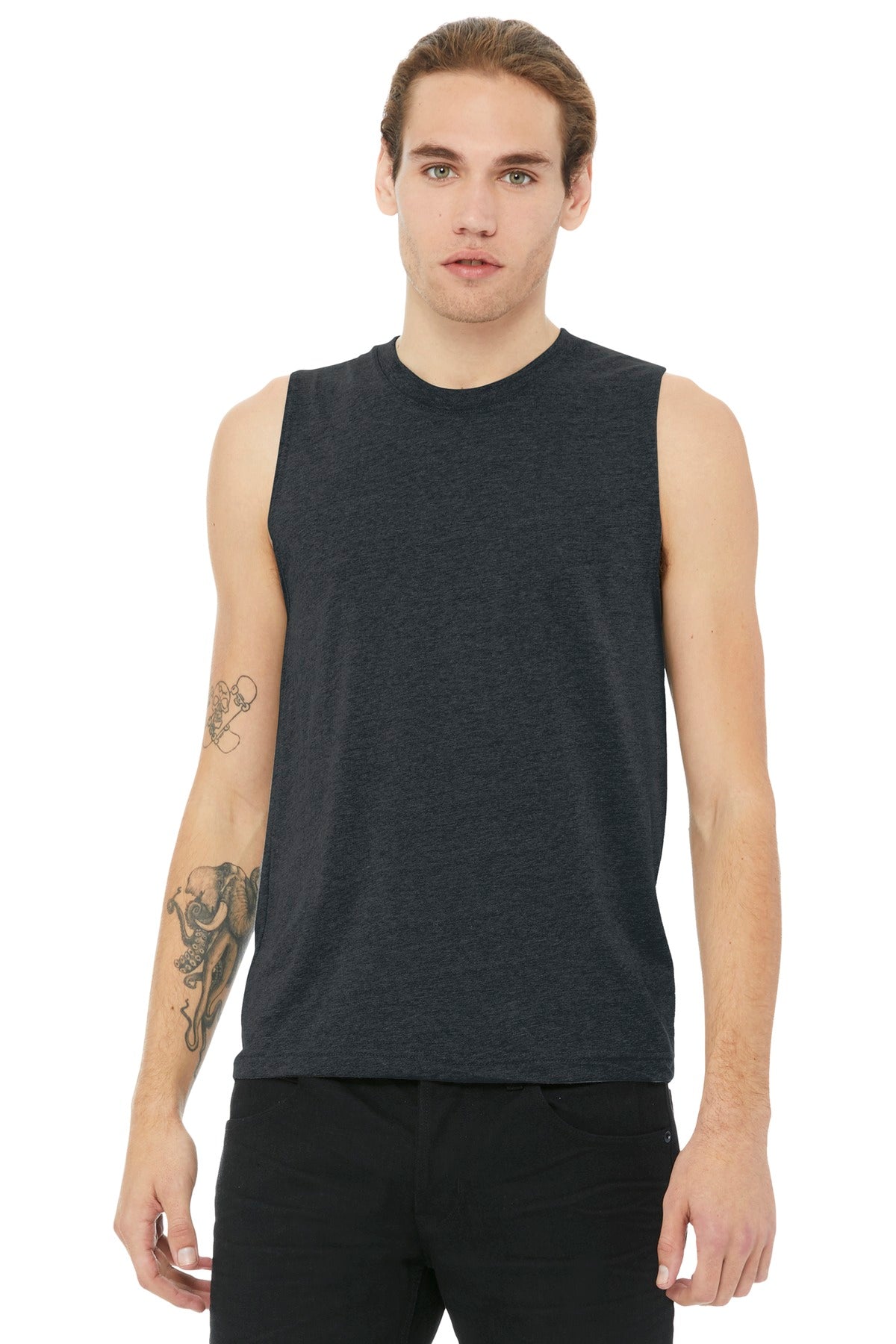 Custom Embroidery or DTF Print -  DISCONTINUED BELLA+CANVAS  ®  Unisex Jersey Muscle Tank. BC3483