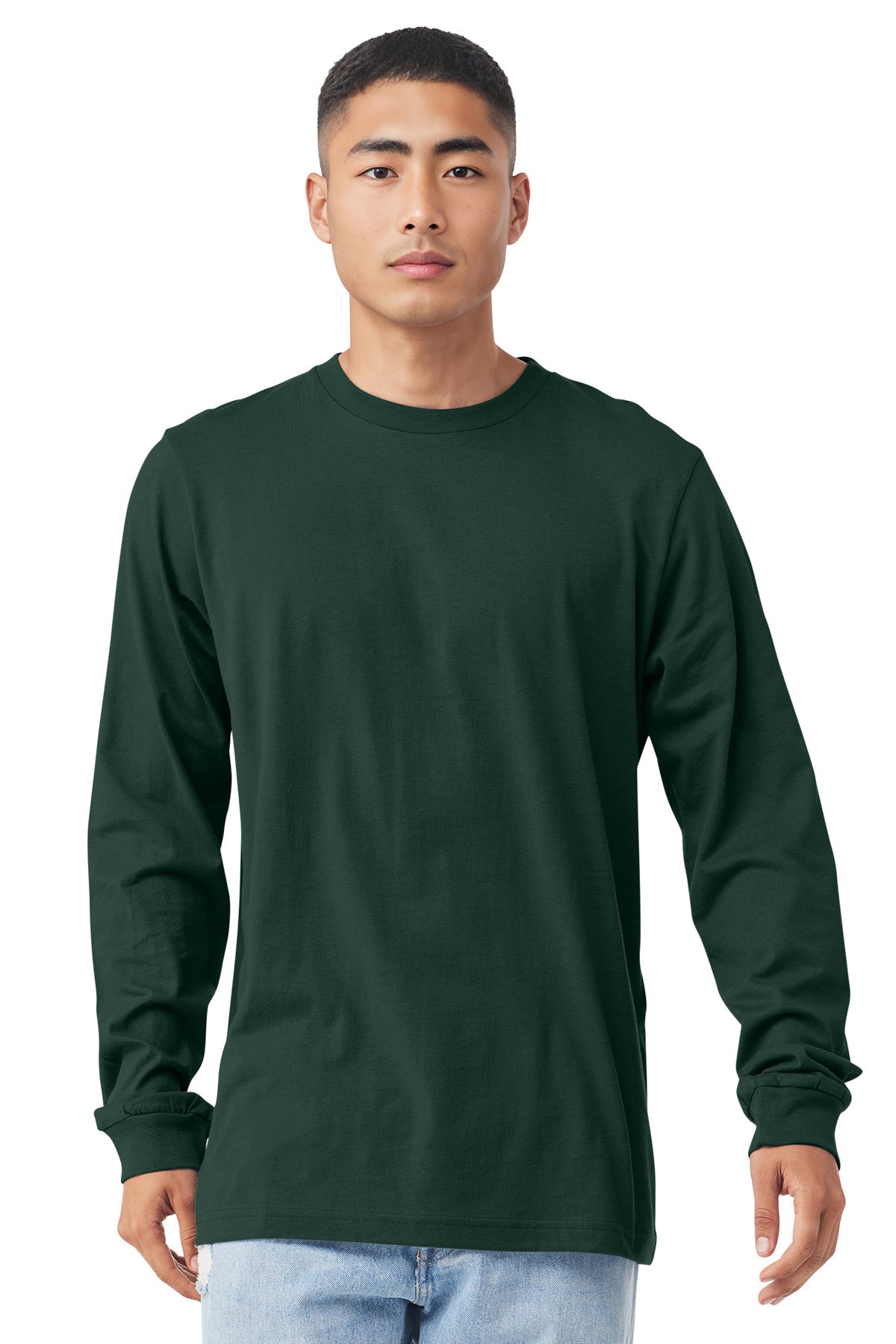 Custom Embroidery or DTF Print - BELLA+CANVAS  ®  Unisex Jersey Long Sleeve Tee. BC3501
