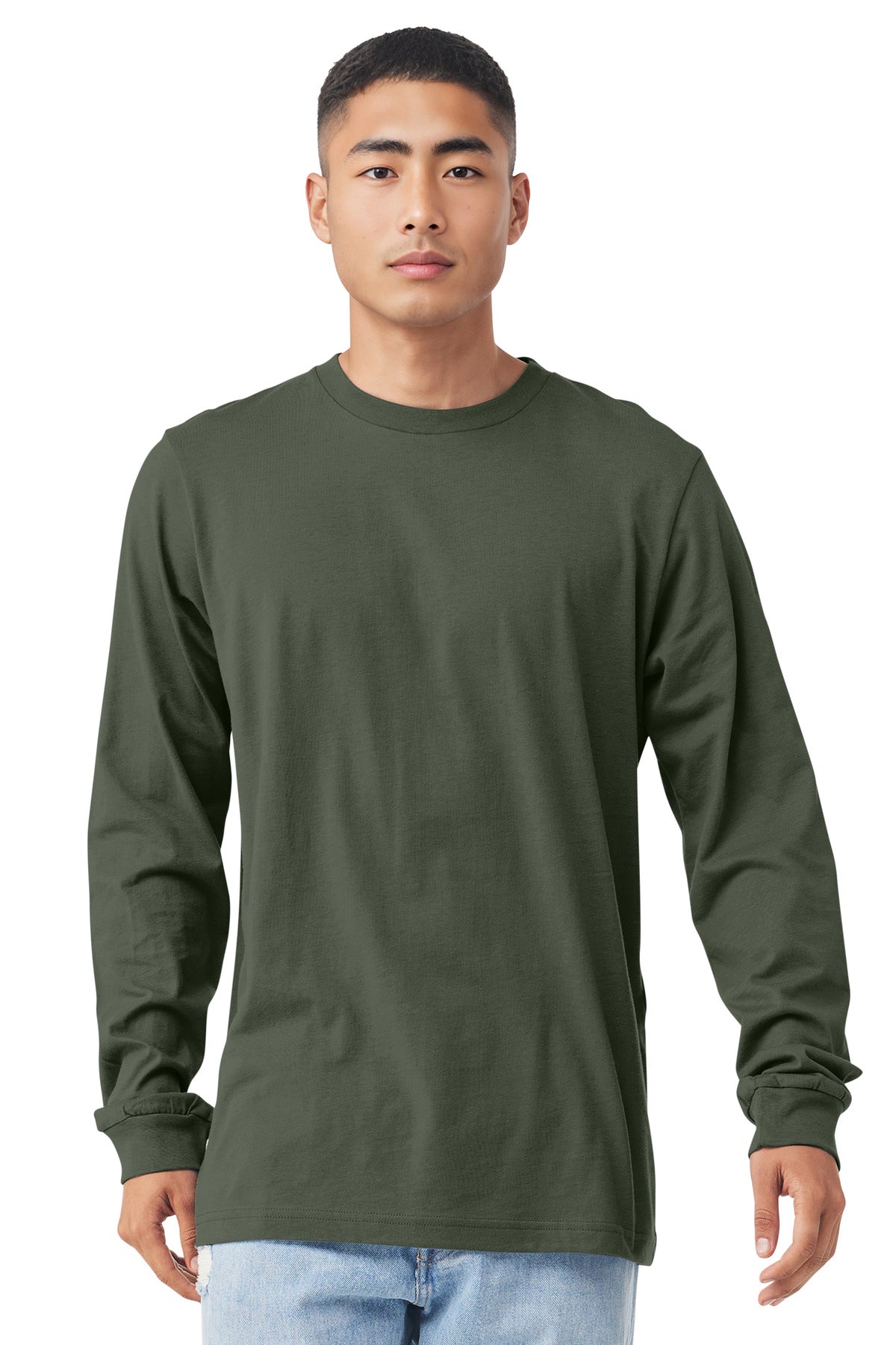 Custom Embroidery or DTF Print - BELLA+CANVAS  ®  Unisex Jersey Long Sleeve Tee. BC3501