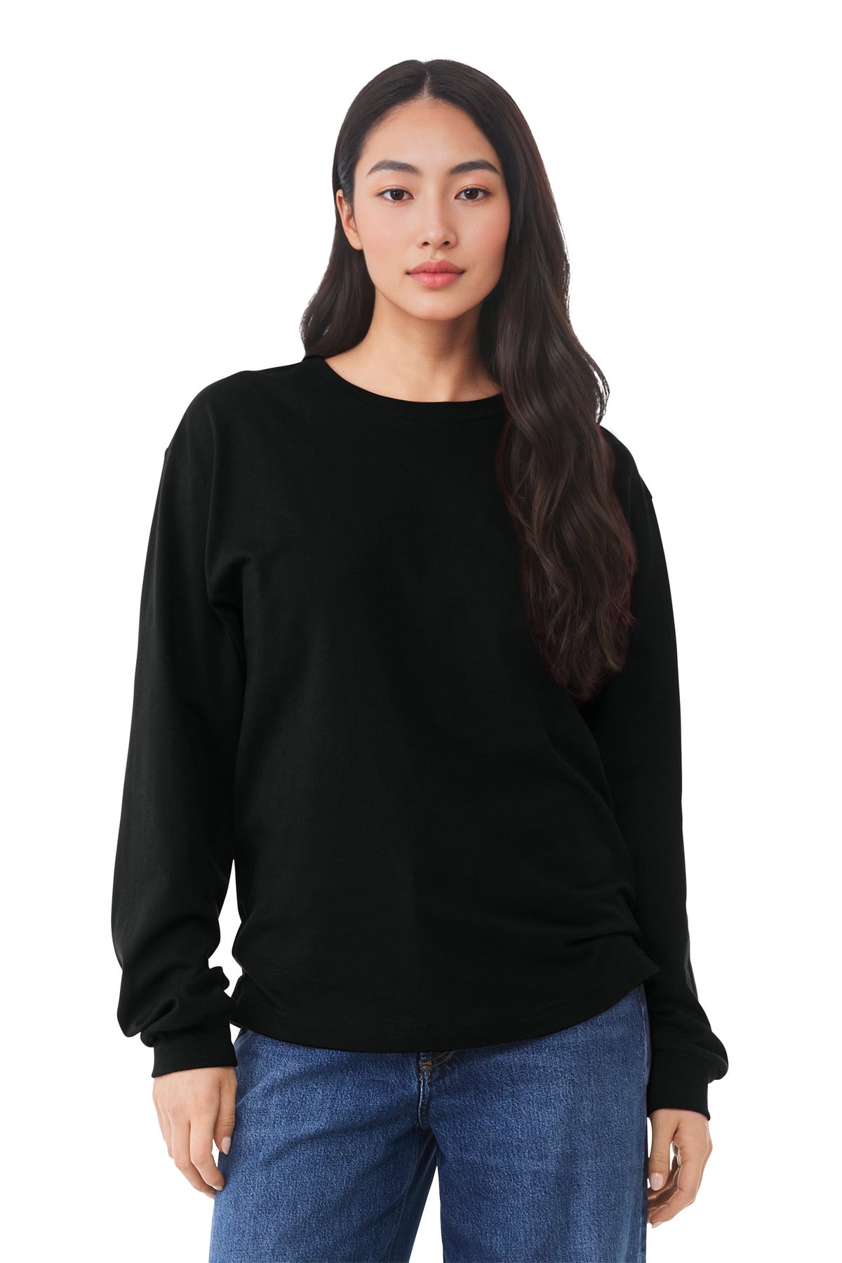 Custom Embroidery or DTF Print - BELLA+CANVAS ®  Unisex 6-Ounce Heavyweight Long Sleeve Tee BC3511