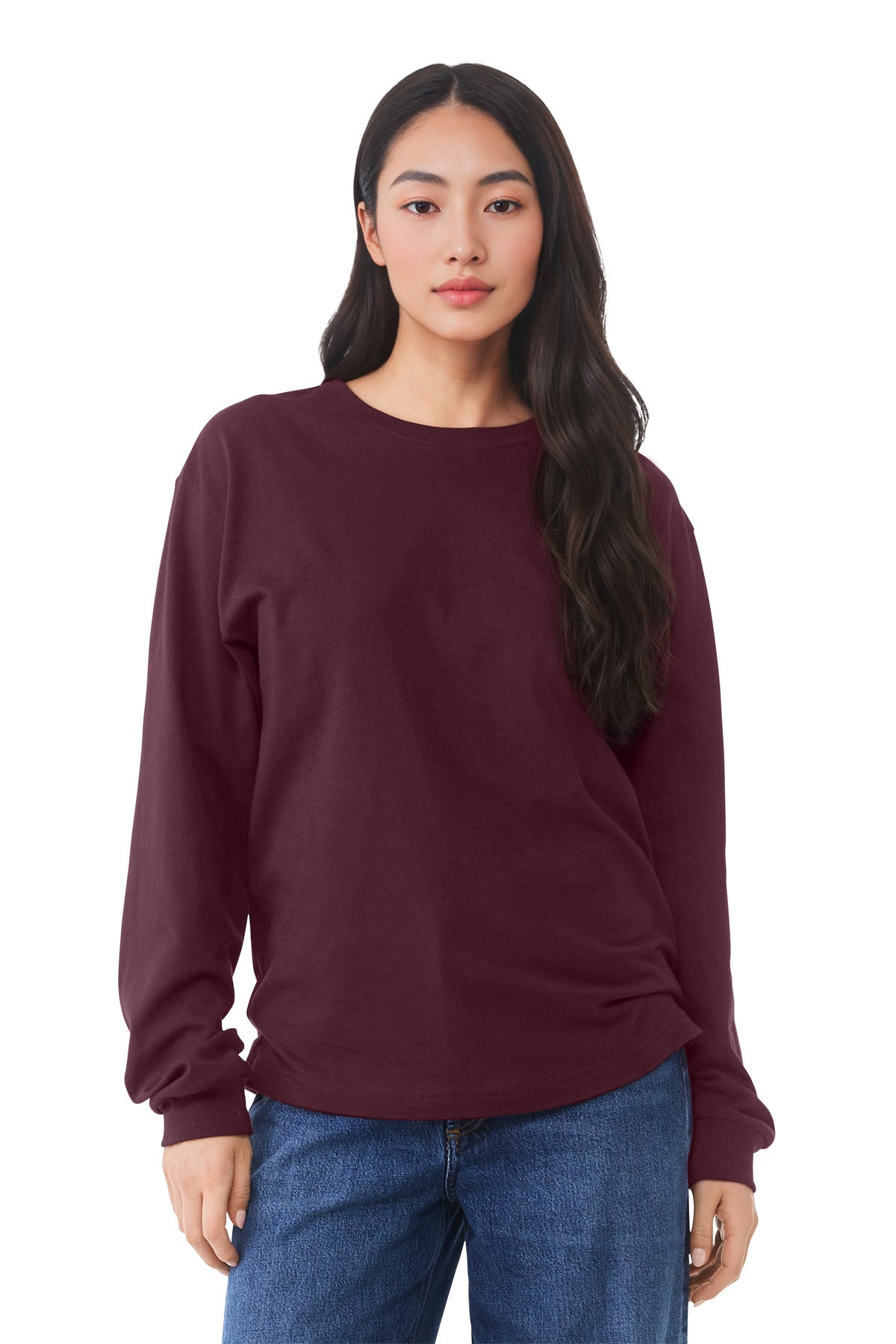 Custom Embroidery or DTF Print - BELLA+CANVAS ®  Unisex 6-Ounce Heavyweight Long Sleeve Tee BC3511