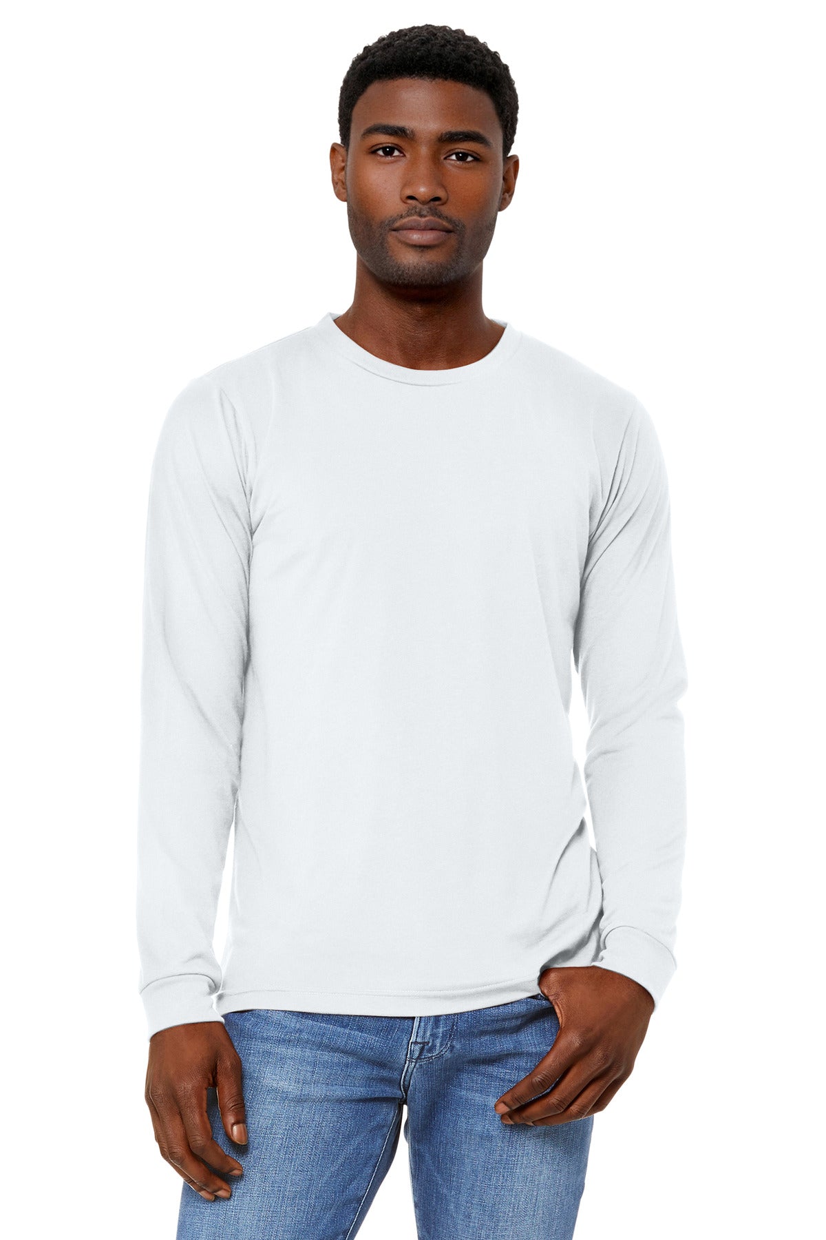 Custom Embroidery or DTF Print - BELLA+CANVAS ®  Unisex Triblend Long Sleeve Tee BC3513
