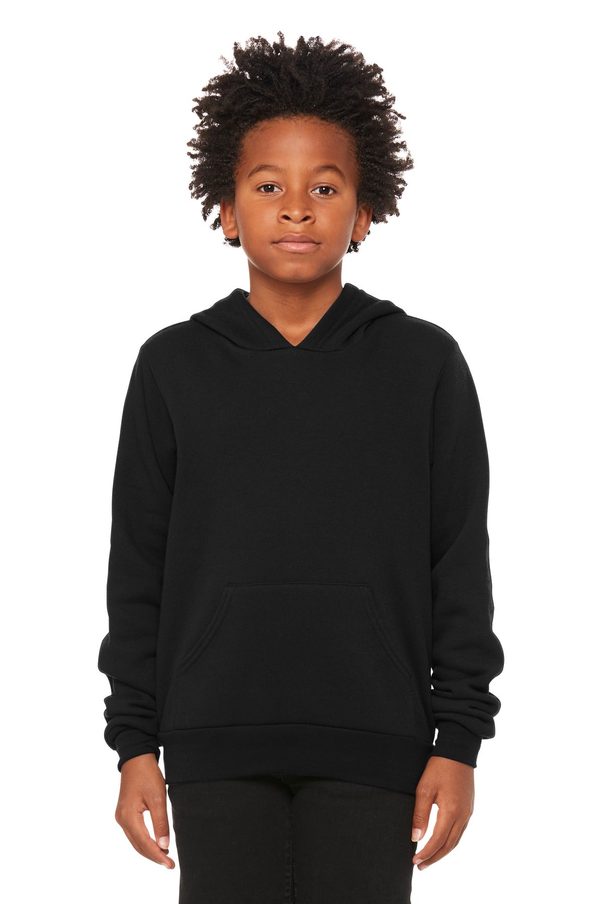 Custom Embroidery or DTF Print - BELLA+CANVAS  ®  Youth Sponge Fleece Pullover Hoodie BC3719Y
