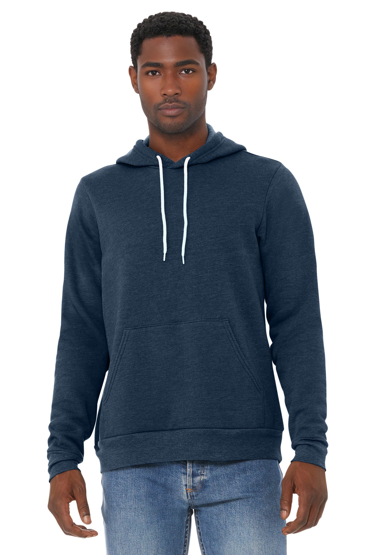 Custom Embroidery or DTF Print - BELLA+CANVAS  ®  Unisex Sponge Fleece Pullover Hoodie. BC3719