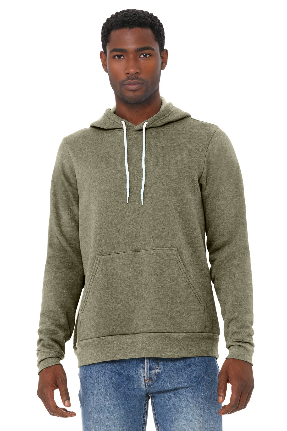 Custom Embroidery or DTF Print - BELLA+CANVAS  ®  Unisex Sponge Fleece Pullover Hoodie. BC3719