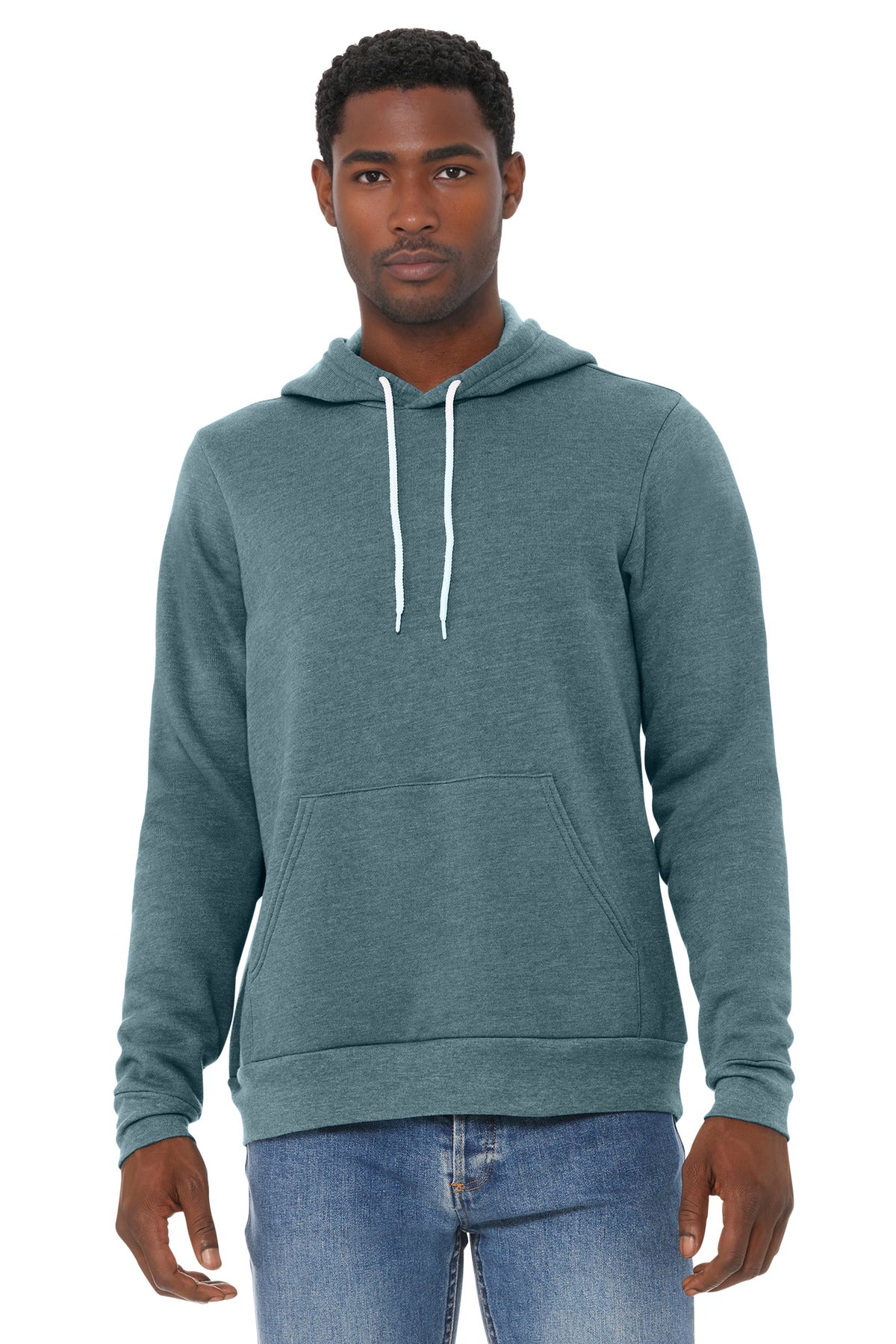 Custom Embroidery or DTF Print - BELLA+CANVAS  ®  Unisex Sponge Fleece Pullover Hoodie. BC3719