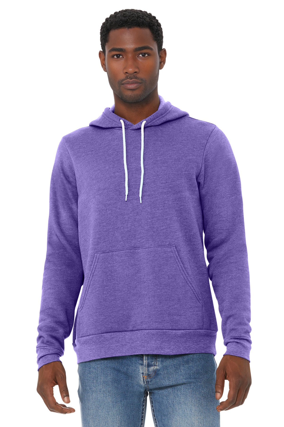 Custom Embroidery or DTF Print - BELLA+CANVAS  ®  Unisex Sponge Fleece Pullover Hoodie. BC3719