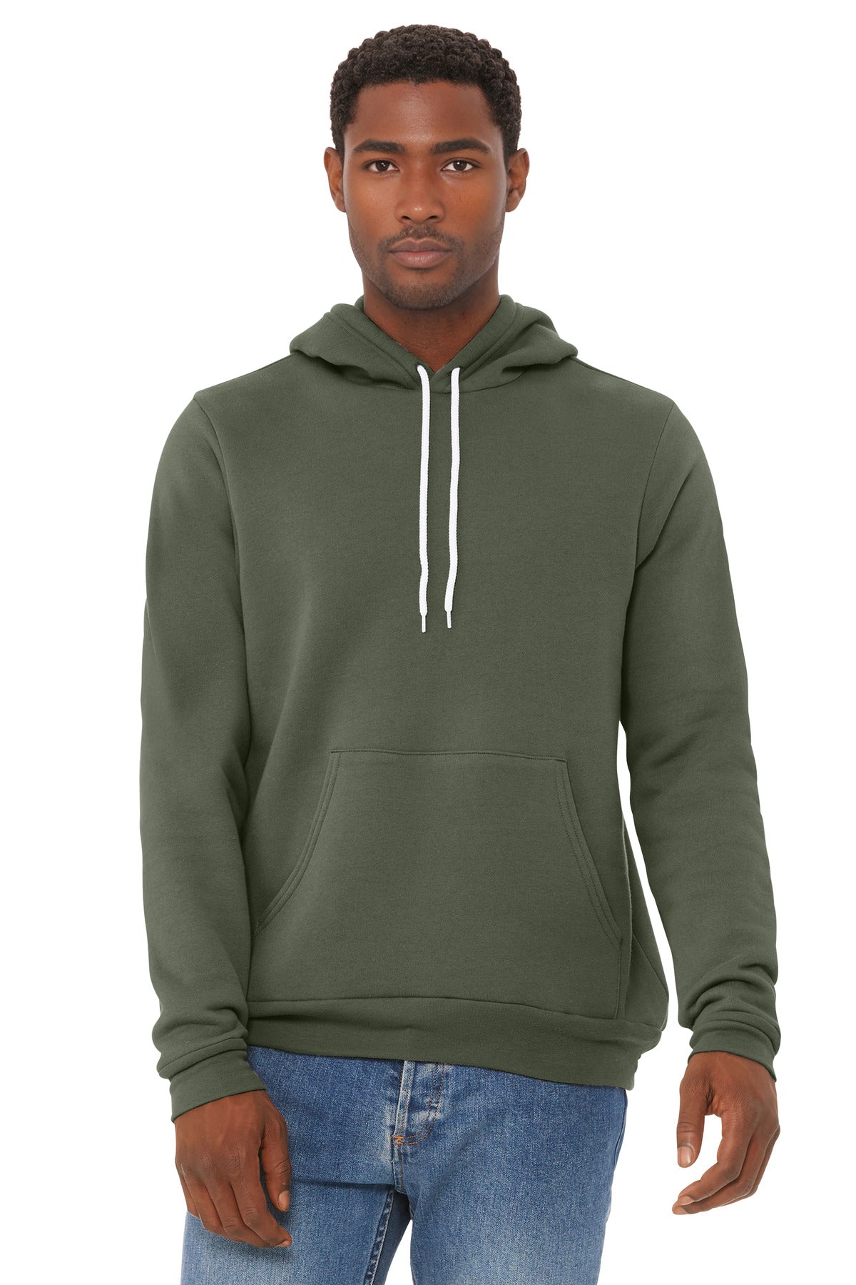 Custom Embroidery or DTF Print - BELLA+CANVAS  ®  Unisex Sponge Fleece Pullover Hoodie. BC3719