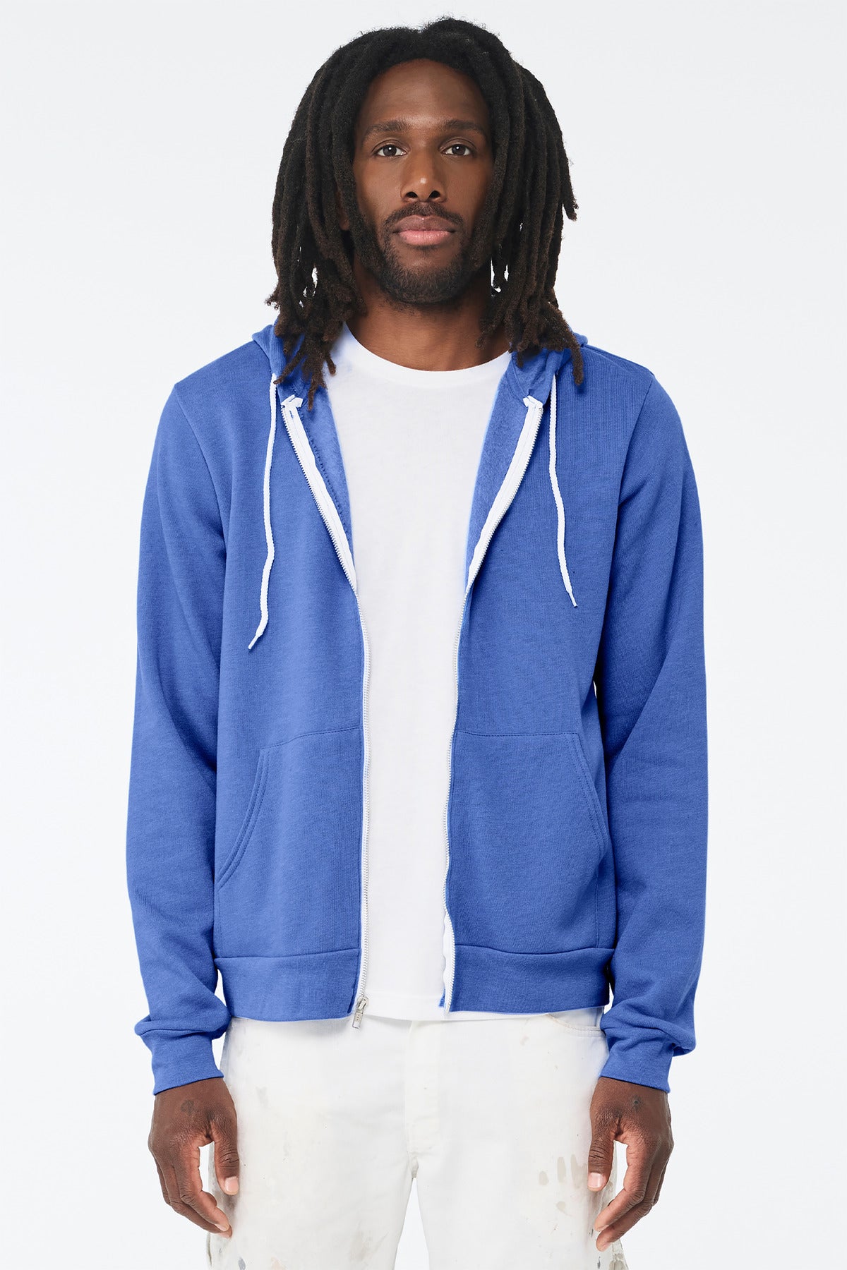 Custom Embroidery or DTF Print - BELLA+CANVAS  ®  Unisex Sponge Fleece Full-Zip Hoodie. BC3739