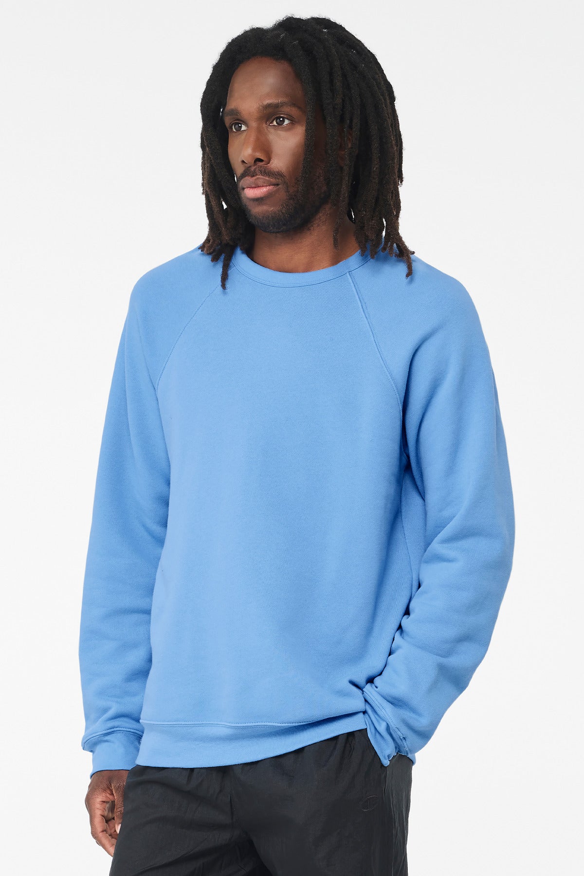 Custom Embroidery or DTF Print - BELLA+CANVAS  ®  Unisex Sponge Fleece Raglan Sweatshirt. BC3901
