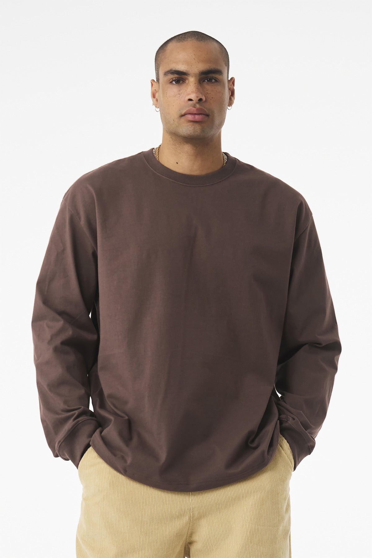 Custom Embroidery or DTF Print - BELLA+CANVAS ®  Unisex 7.5-Ounce Heavyweight Long Sleeve Tee BC4651