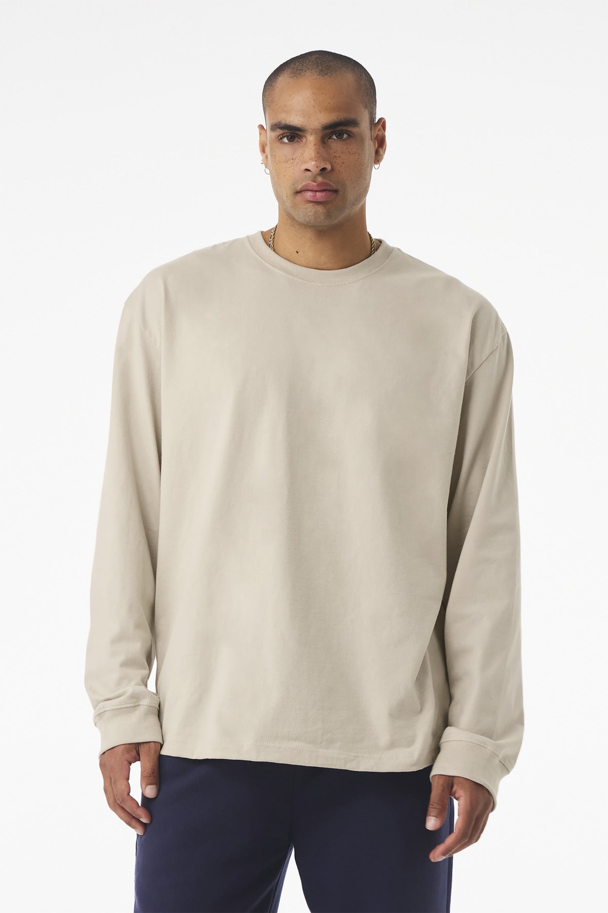 Custom Embroidery or DTF Print - BELLA+CANVAS ®  Unisex 7.5-Ounce Heavyweight Long Sleeve Tee BC4651